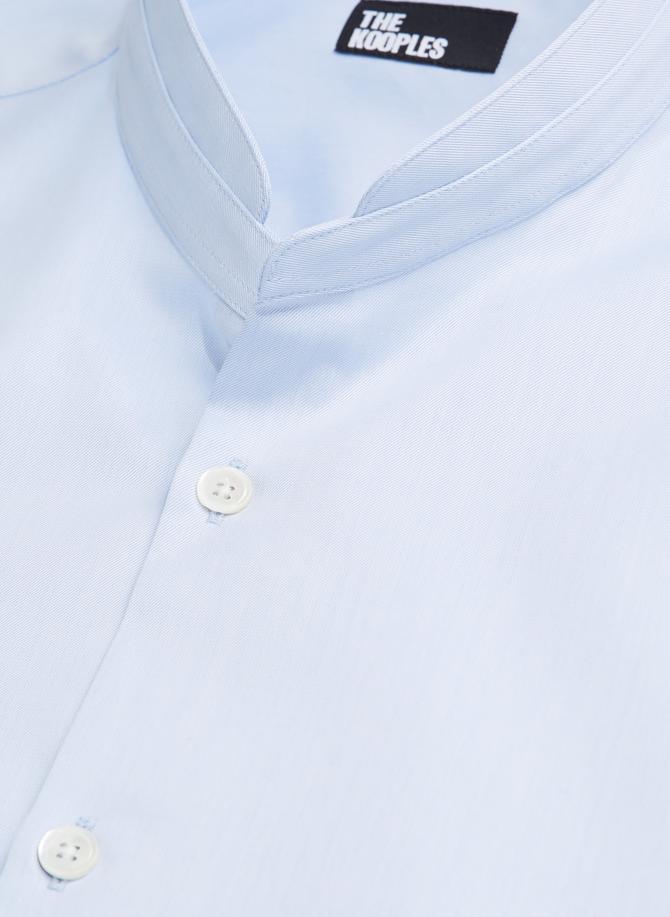 Chemise en coton col officier THE KOOPLES Bleu