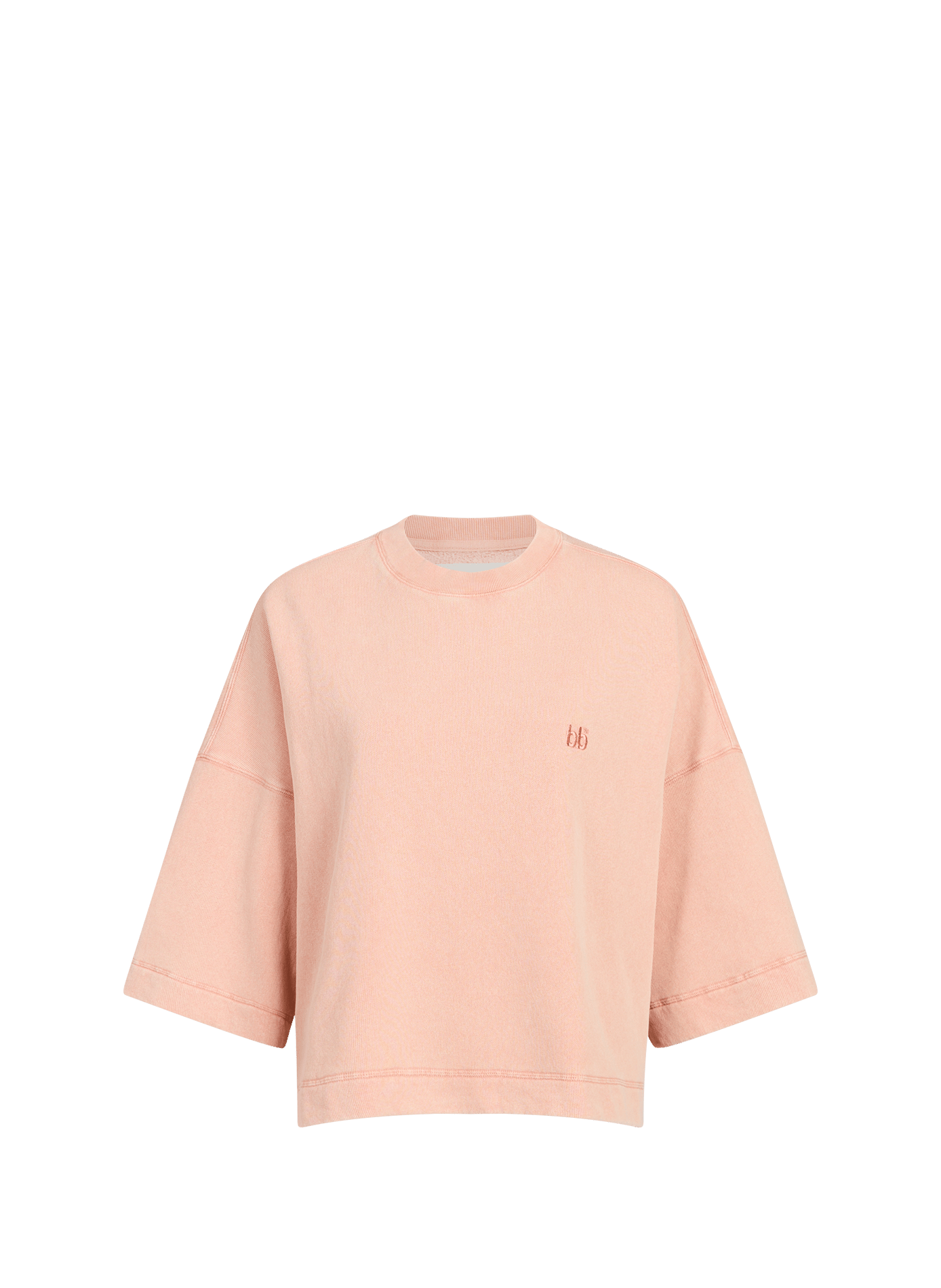 T-shirt ample en coton mélangé BELLEROSE Rose