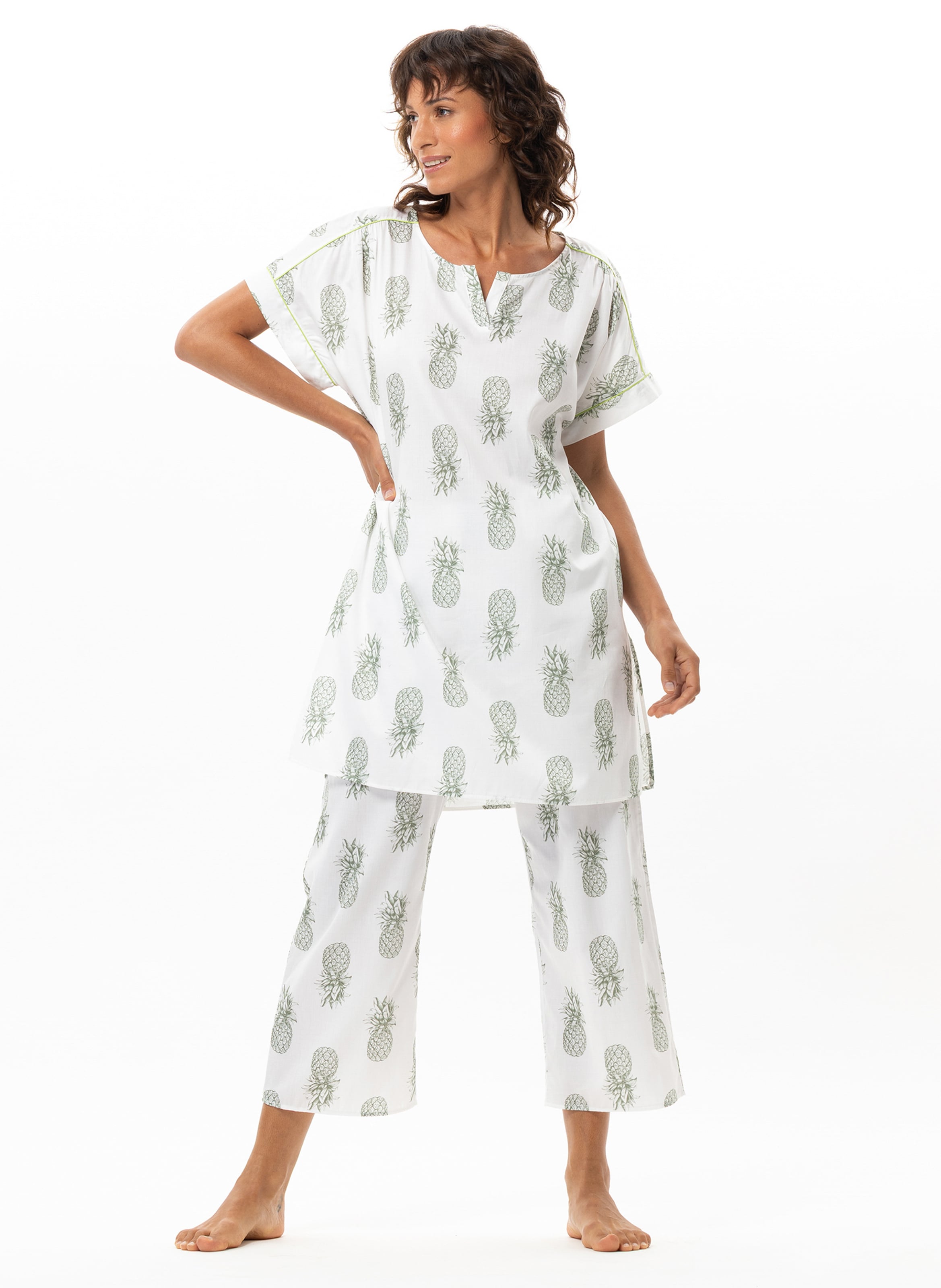 Ensemble tunique en coton acapulco 222 LE CHAT Multicolore