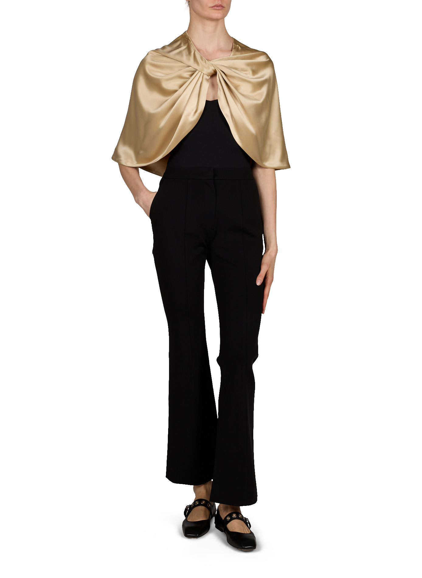 Cape satinée Pinlos BY MALENE BIRGER Beige