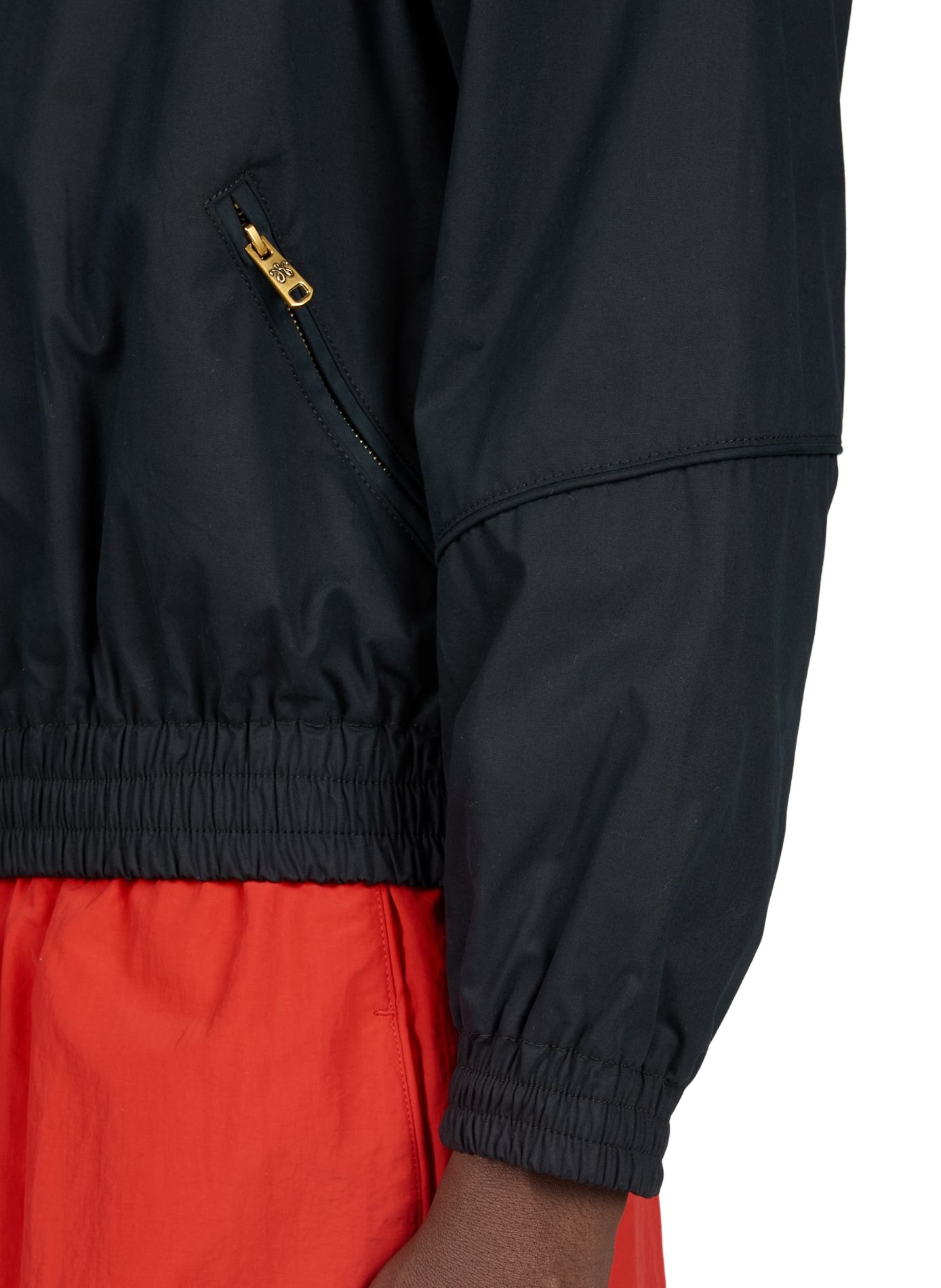 Beste de sport à fermeture zippée brodée WILLY CHAVARRIA Noir