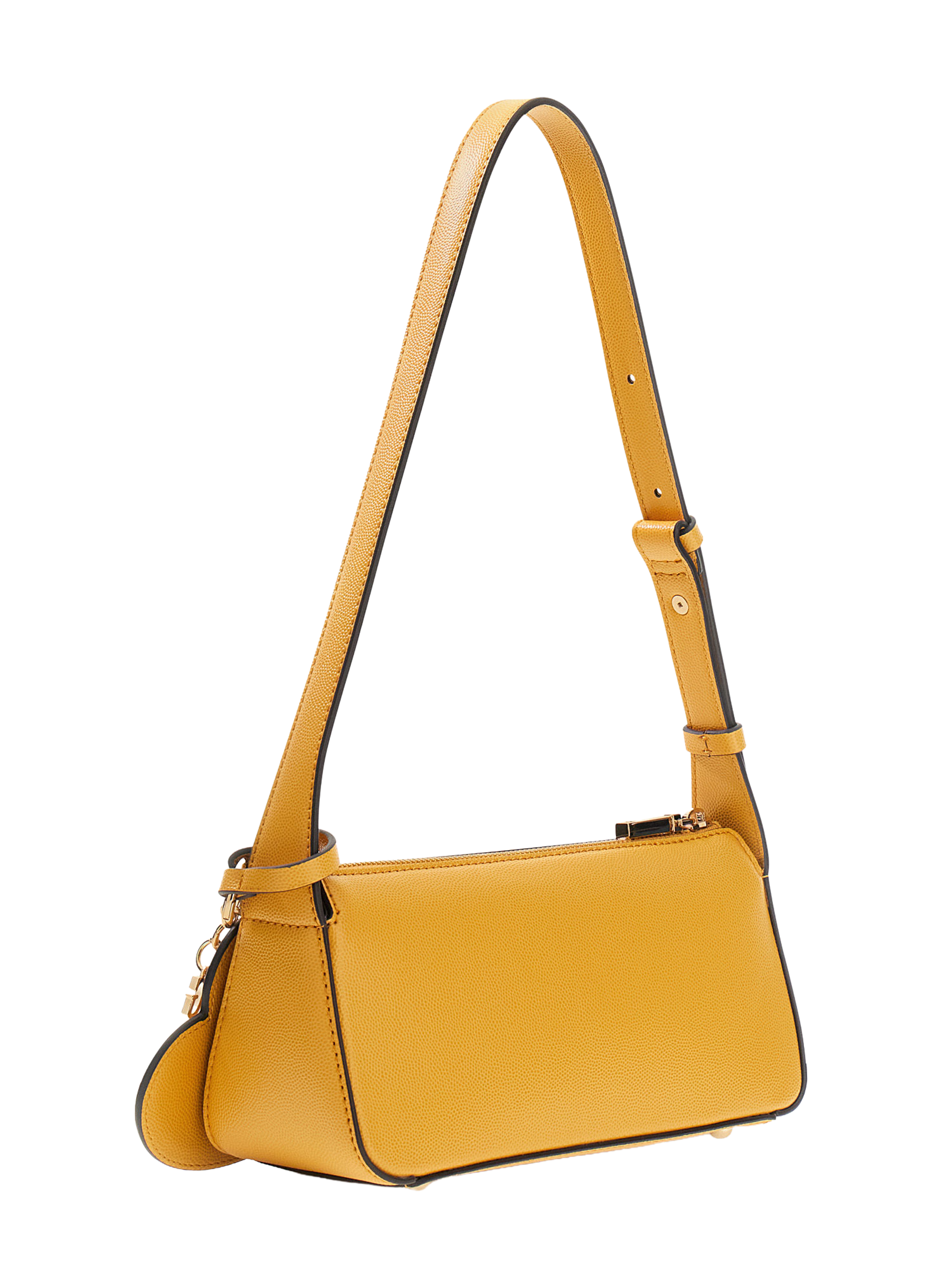 Sac épaule Isobel avec pendentif détail logo GUESS Jaune