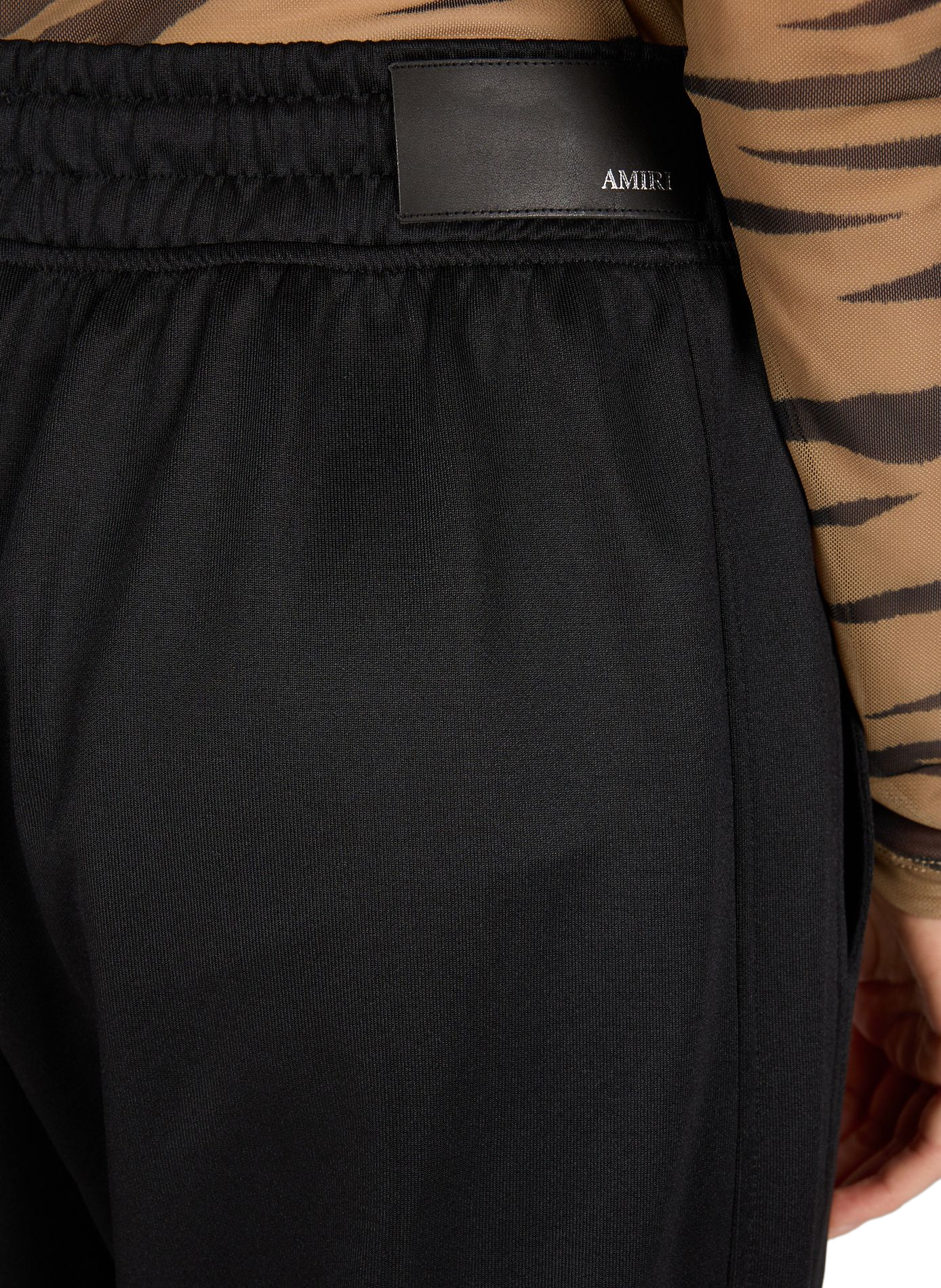 Pantalón deportivo recto con logo de algodón AMIRI Negro