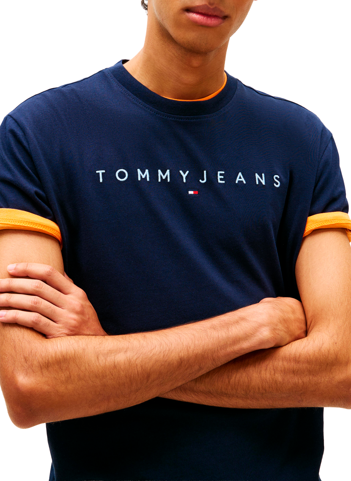 T-shirt à logo brodé TOMMY HILFIGER Multicolore