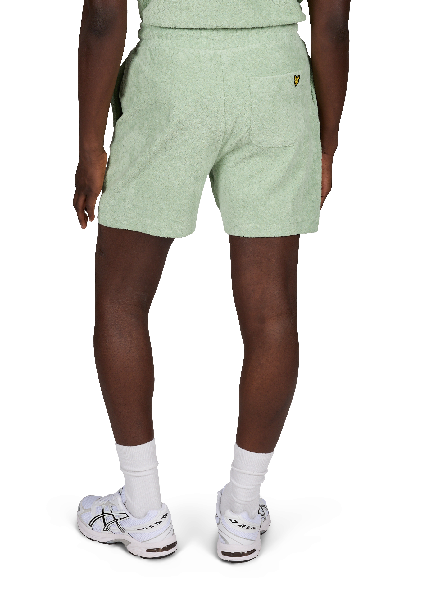 Short éponge en coton mélangé LYLE & SCOTT Vert
