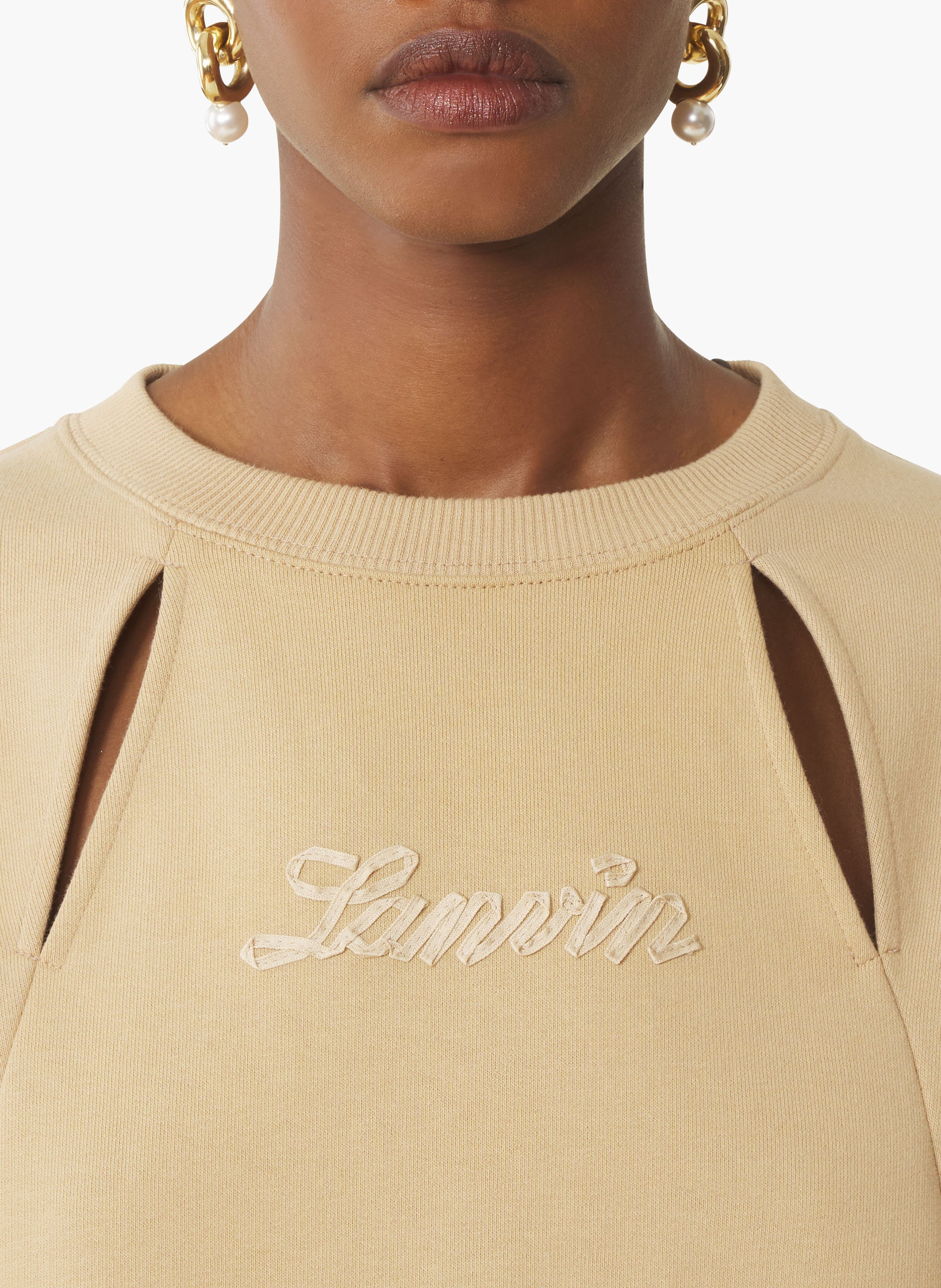 Sweatshirt ruban lanvin LANVIN Beige