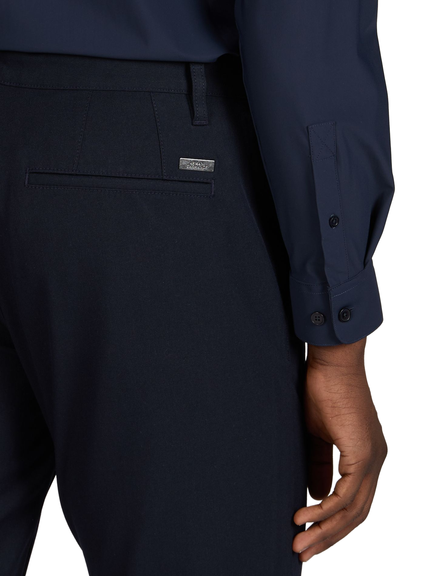 Plain trousers ARMANI EXCHANGE Blue