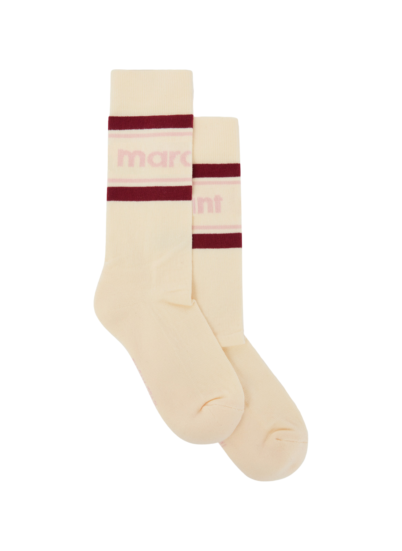 Chaussettes Dona sporty à rayures en coton mélangé ISABEL MARANT Multicolore