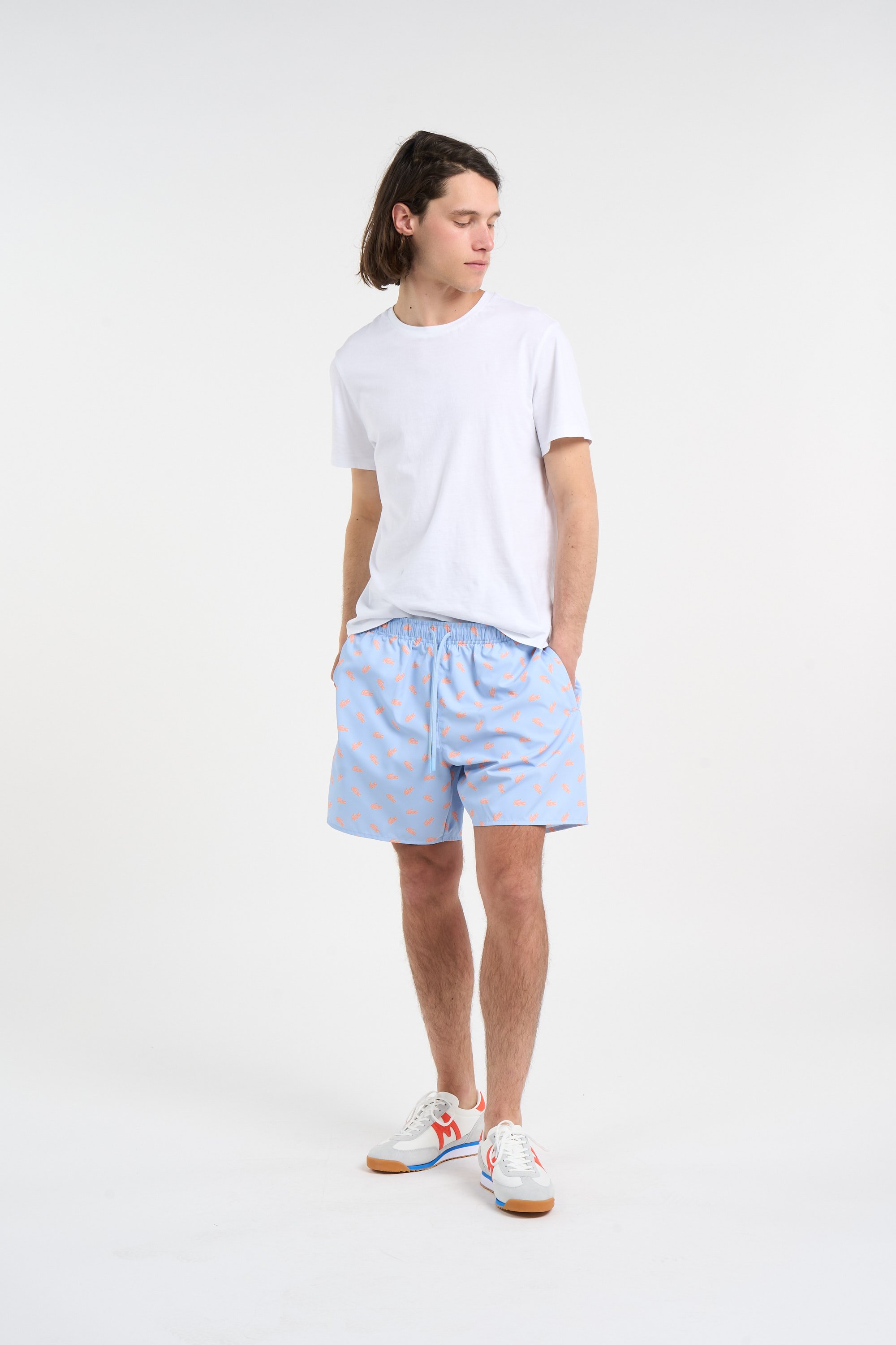 Short de bain maillot de bain LACOSTE Bleu