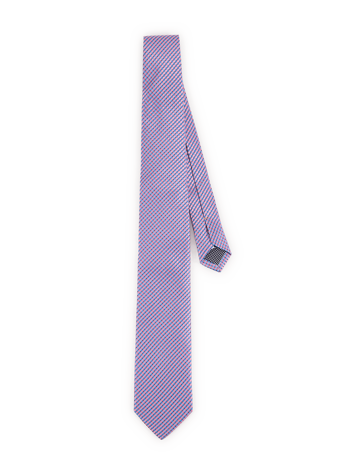 Seidenkrawatte mit Muster ETON Rosa