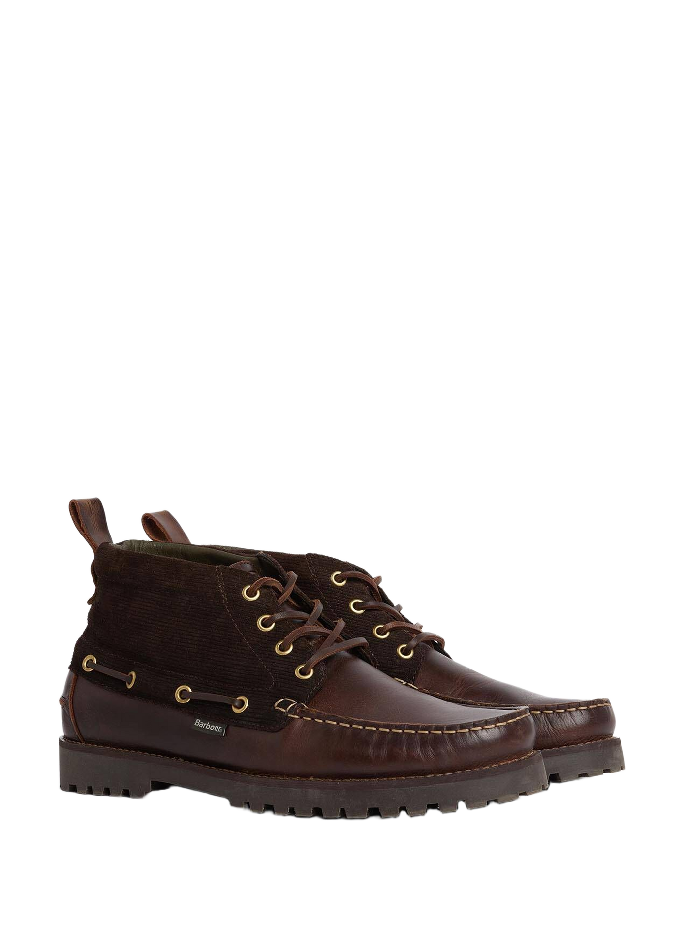 Leren veterschoenen BARBOUR Veelkleurig