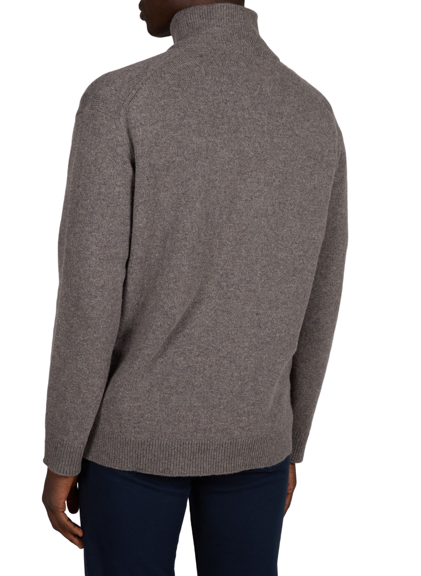 Straight-cut wool high-neck sweater MAISON LABICHE Brown