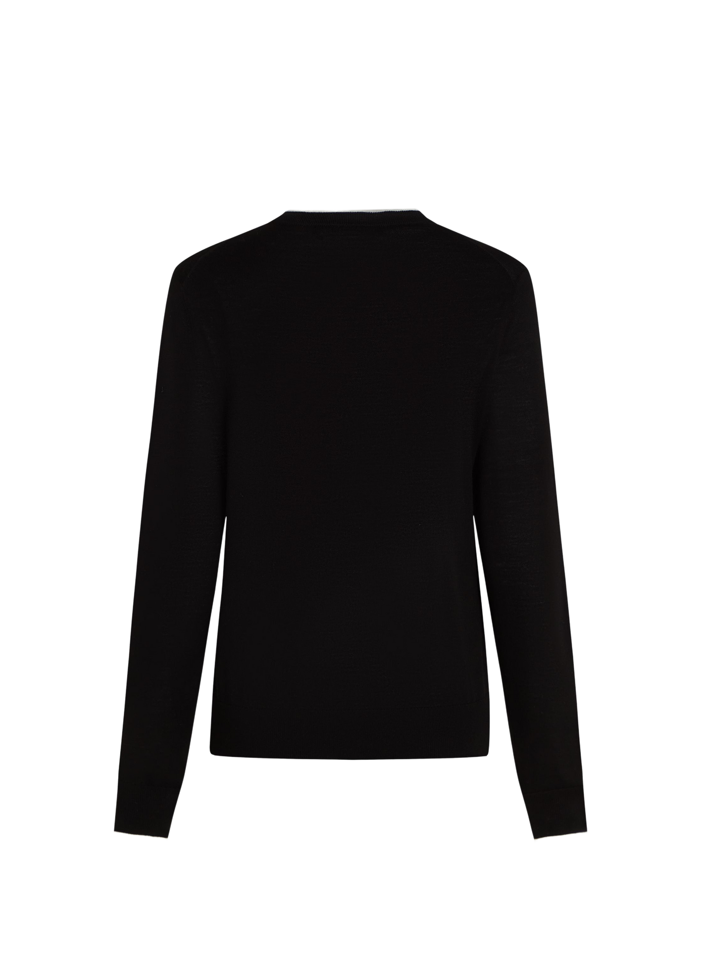 Merino wool jumper KARL LAGERFELD Black