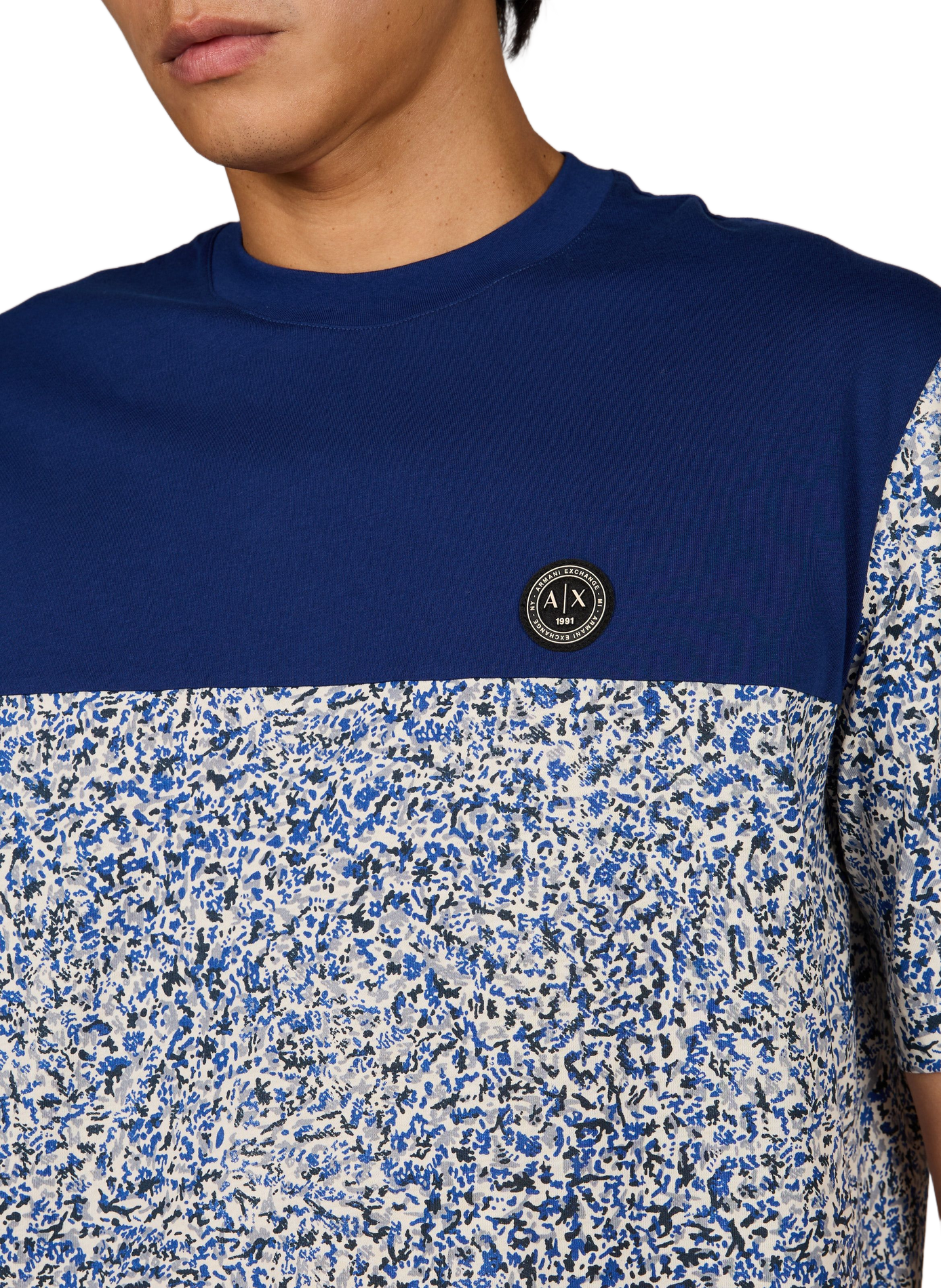 Print cotton T-Shirt  ARMANI EXCHANGE Multicolour