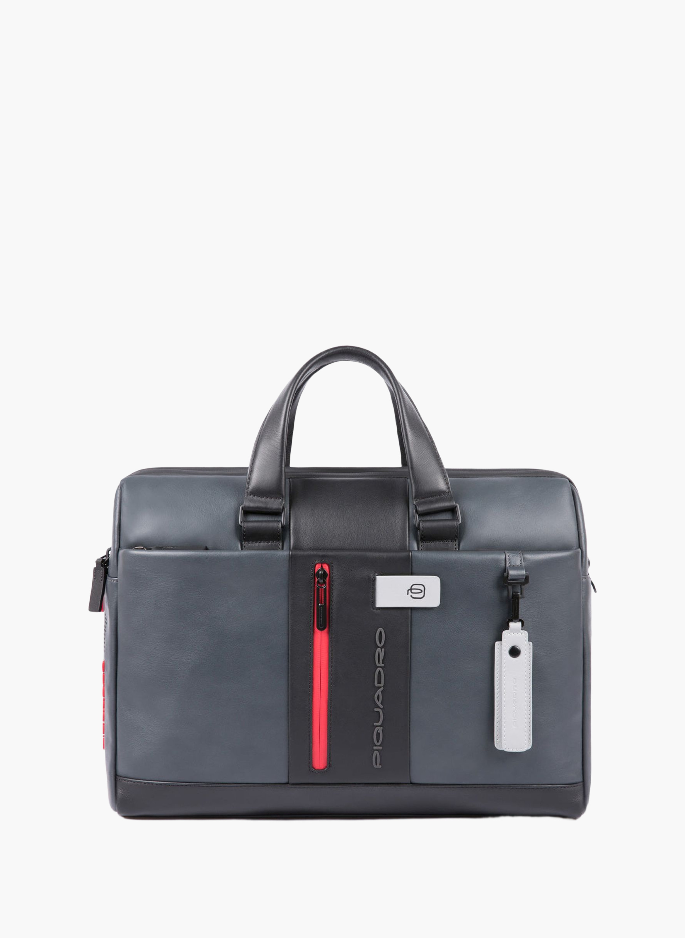 Laptop tas 15,6" met twee compartimenten PIQUADRO Grijs