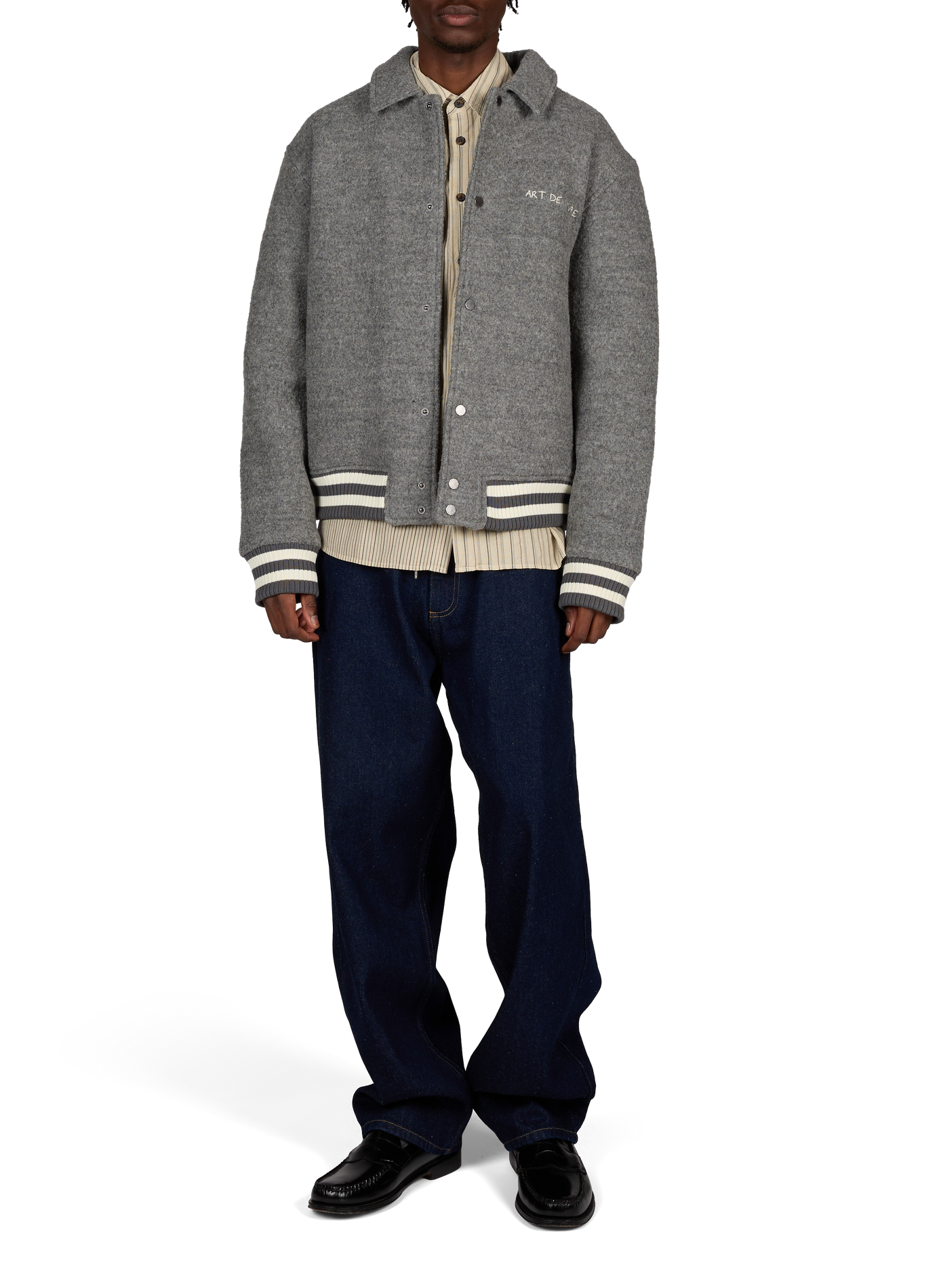 Nicot Art de Vivre Jacke aus Wolle MAISON LABICHE Grau