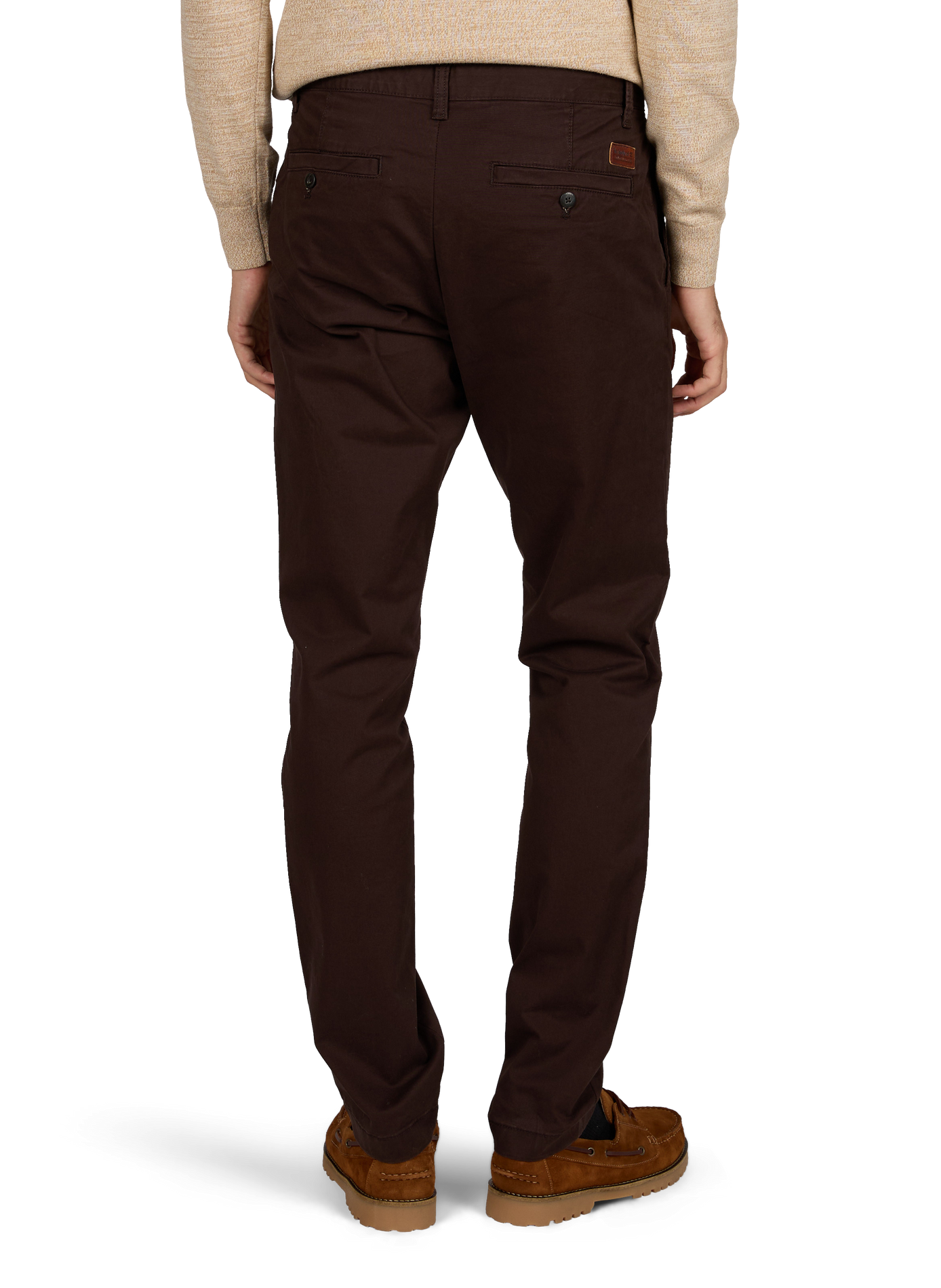 Rechte chino broek van gemengd katoen TIMBERLAND Bruin