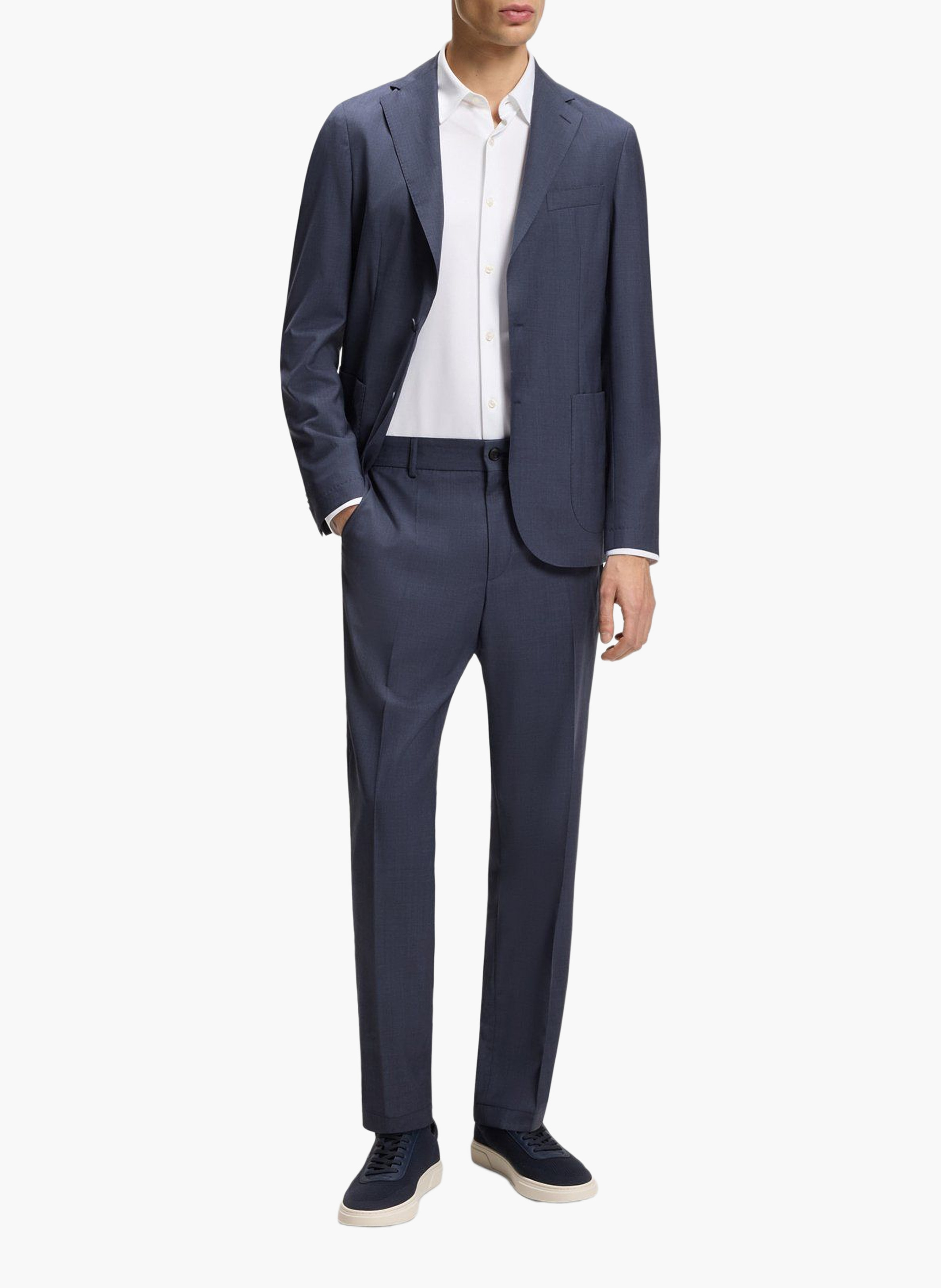 Chemise col classique BOSS Blanc
