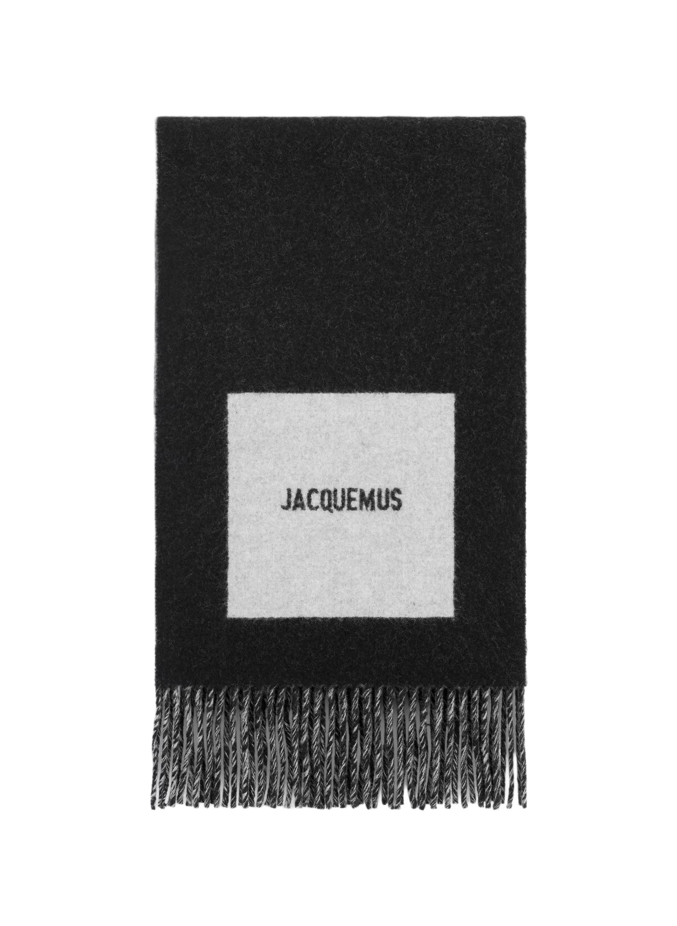 L'écharpe Rond Carré JACQUEMUS Noir