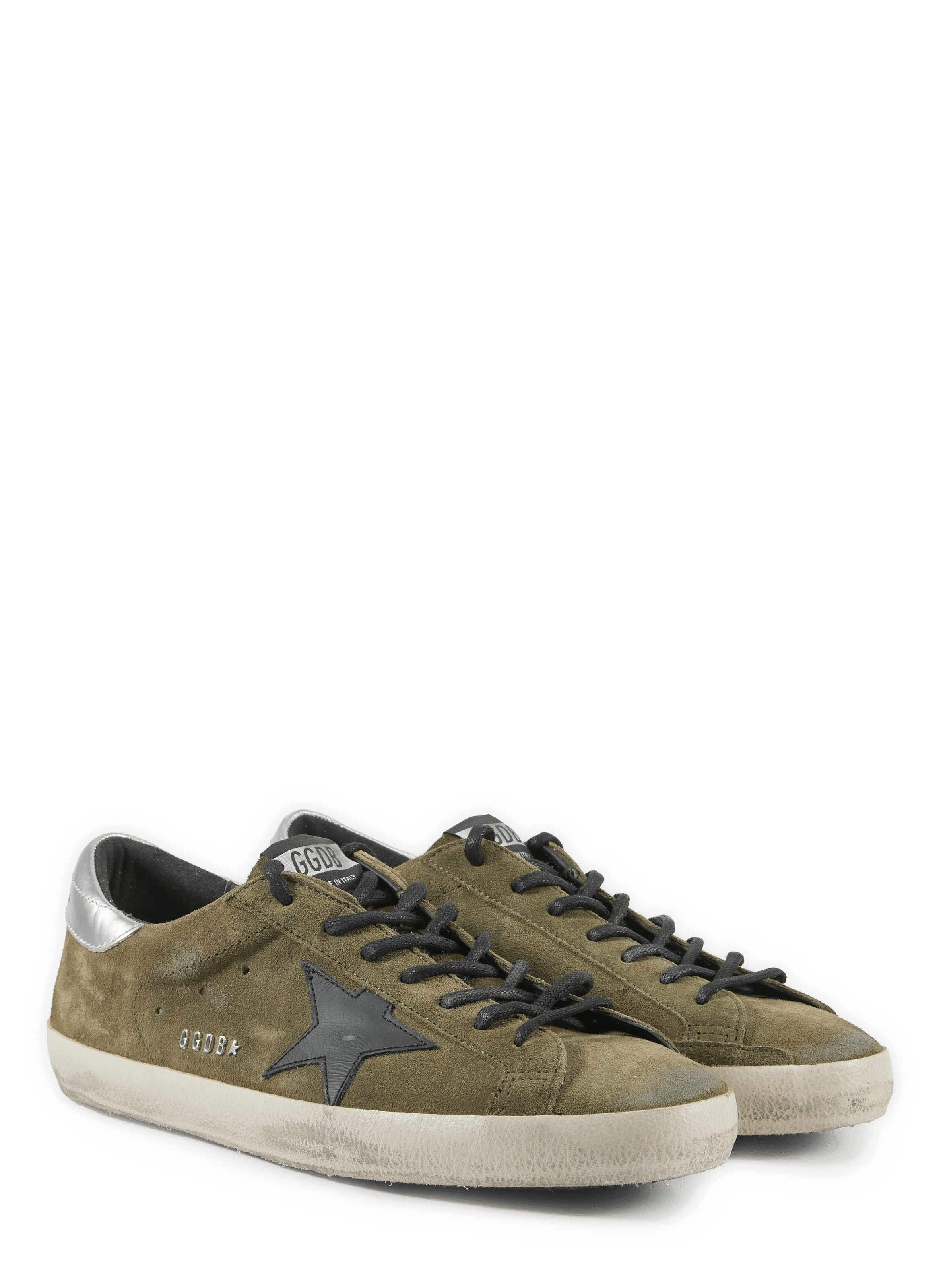 Low-top leather sneakers GOLDEN GOOSE Khaki
