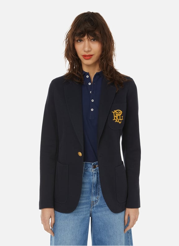 Blue blazer top ralph lauren