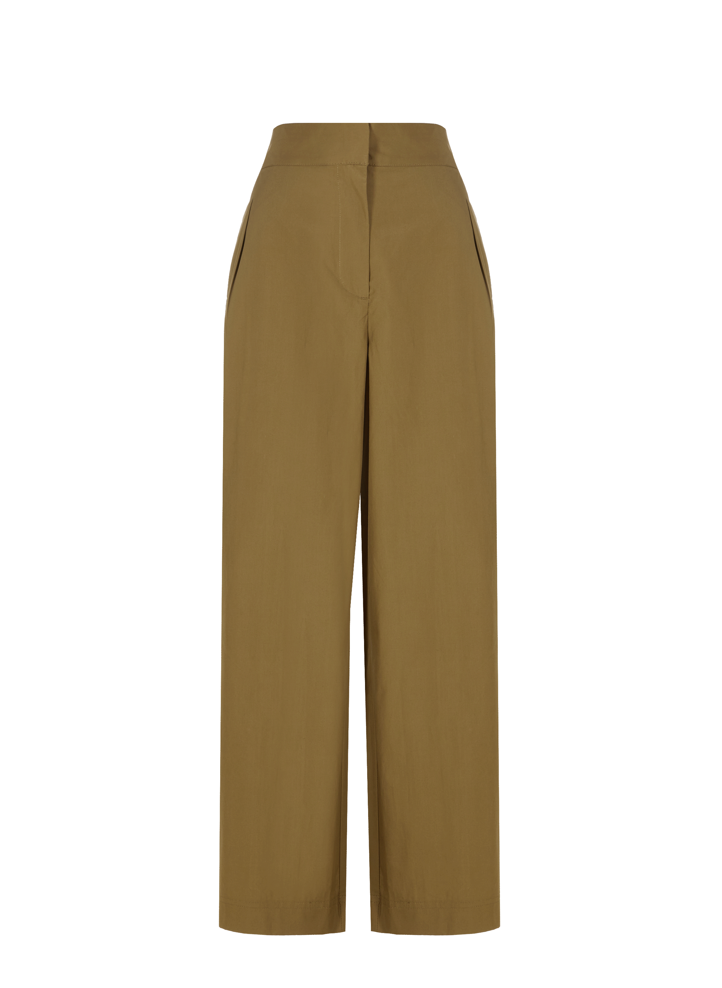 Pantalon large et court en coton