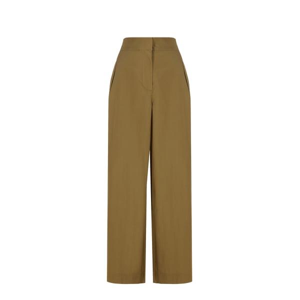 Pantalon large et court en coton