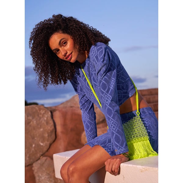 Top en jacquard monogramme