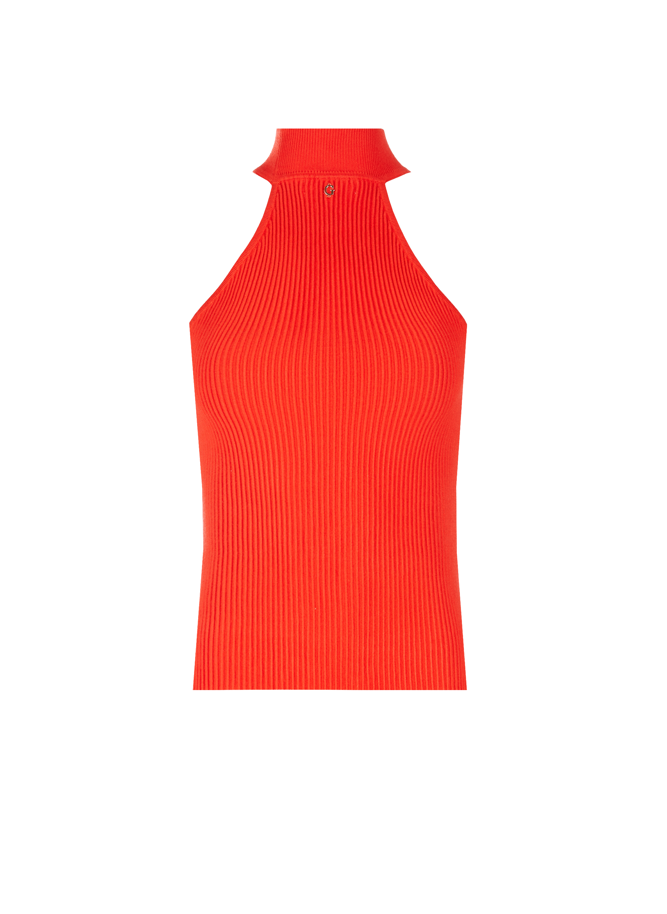 Top côtelé en viscose