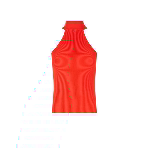 Top côtelé en viscose