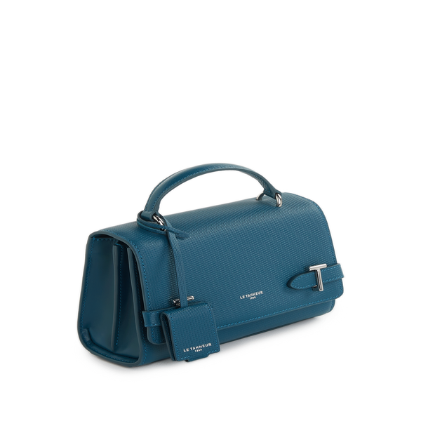 Le Tanneur Leather Shoulder Bag In Blue