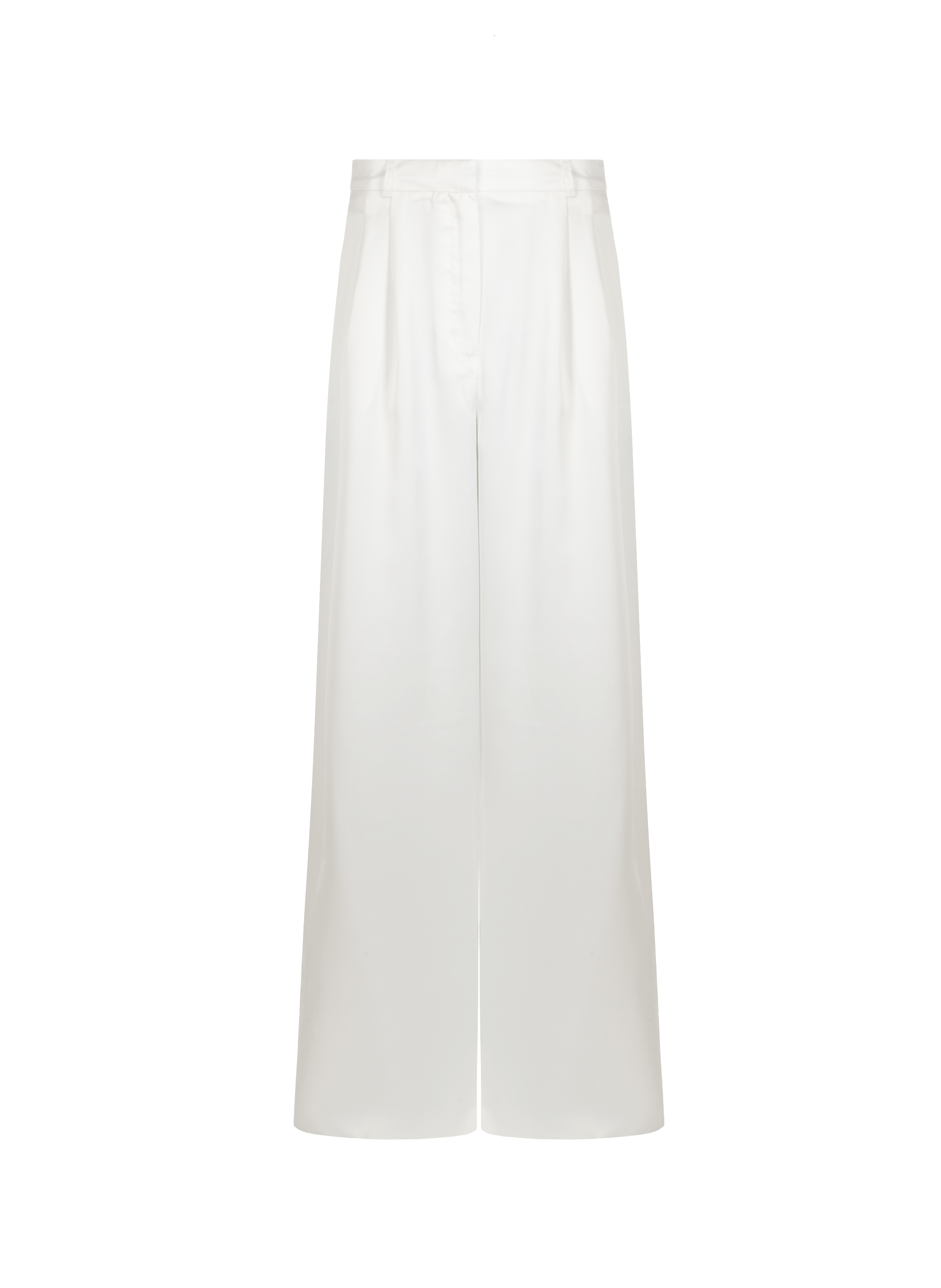 Pantalon satiné SAISON 1865 Blanc