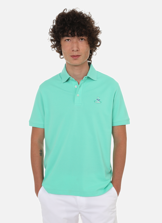 Polo with logo patch FACONNABLE