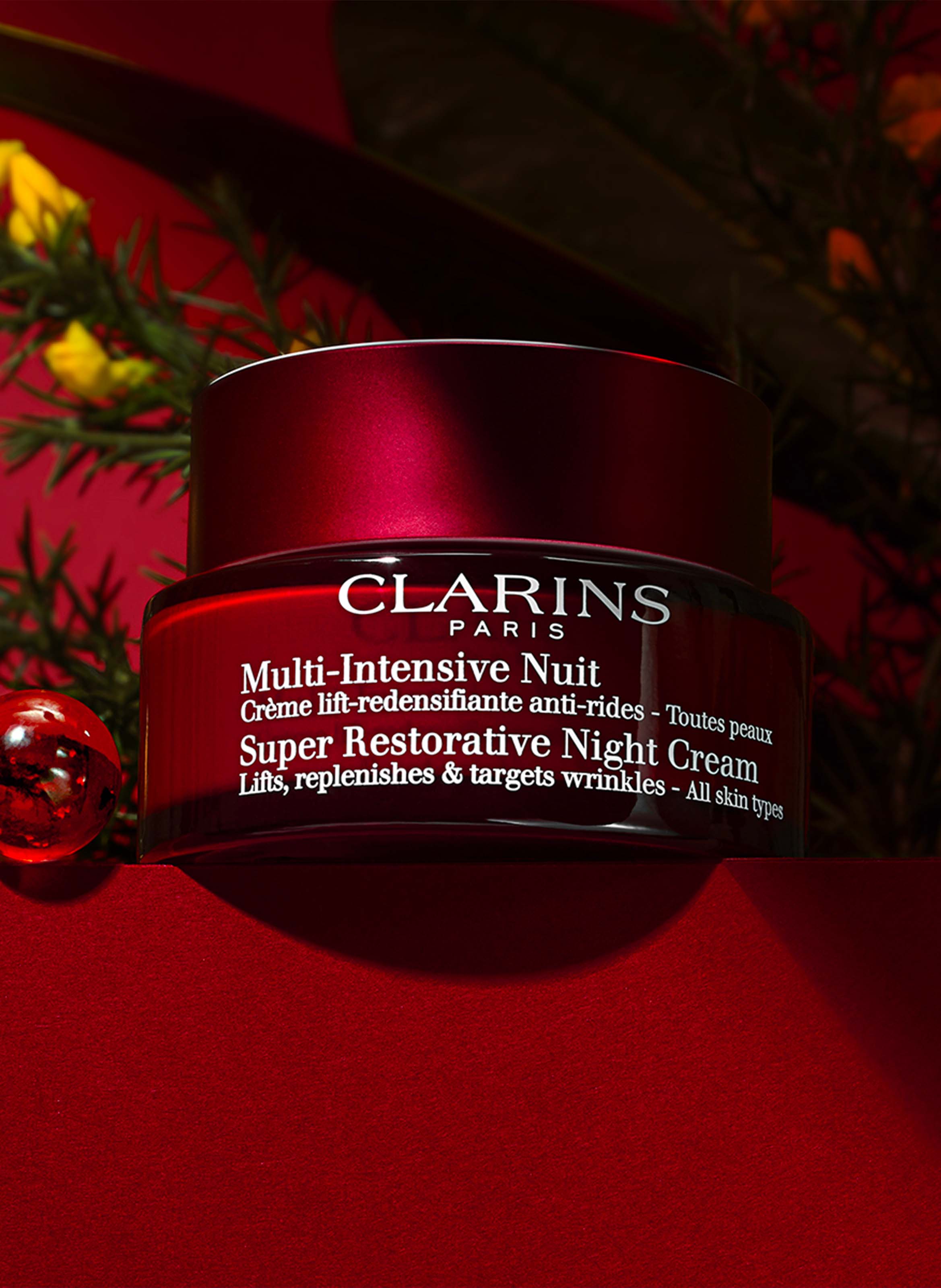 Crème lift-redensifiante anti-rides - Multi-Intensive Nuit CLARINS No color