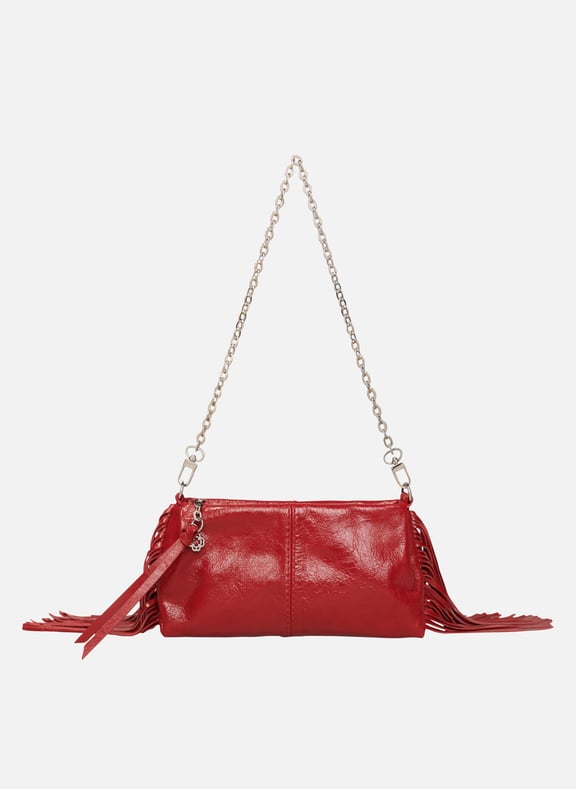 Sac bandoulière en cuir miss m Rouge by MAJE MAJE Sac bandoulière en cuir miss m Rouge