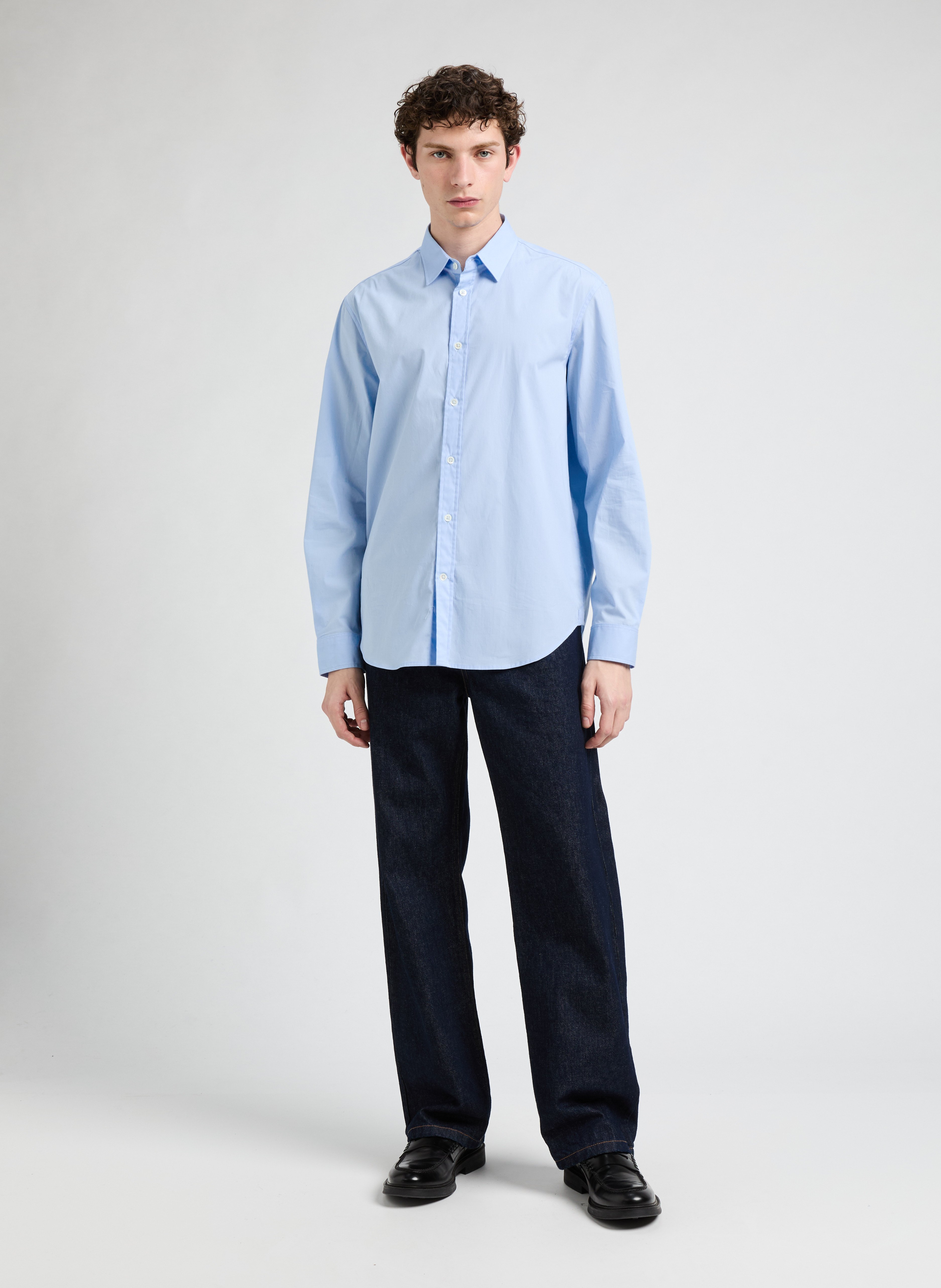  Cotton shirt SAISON 1865 Blue