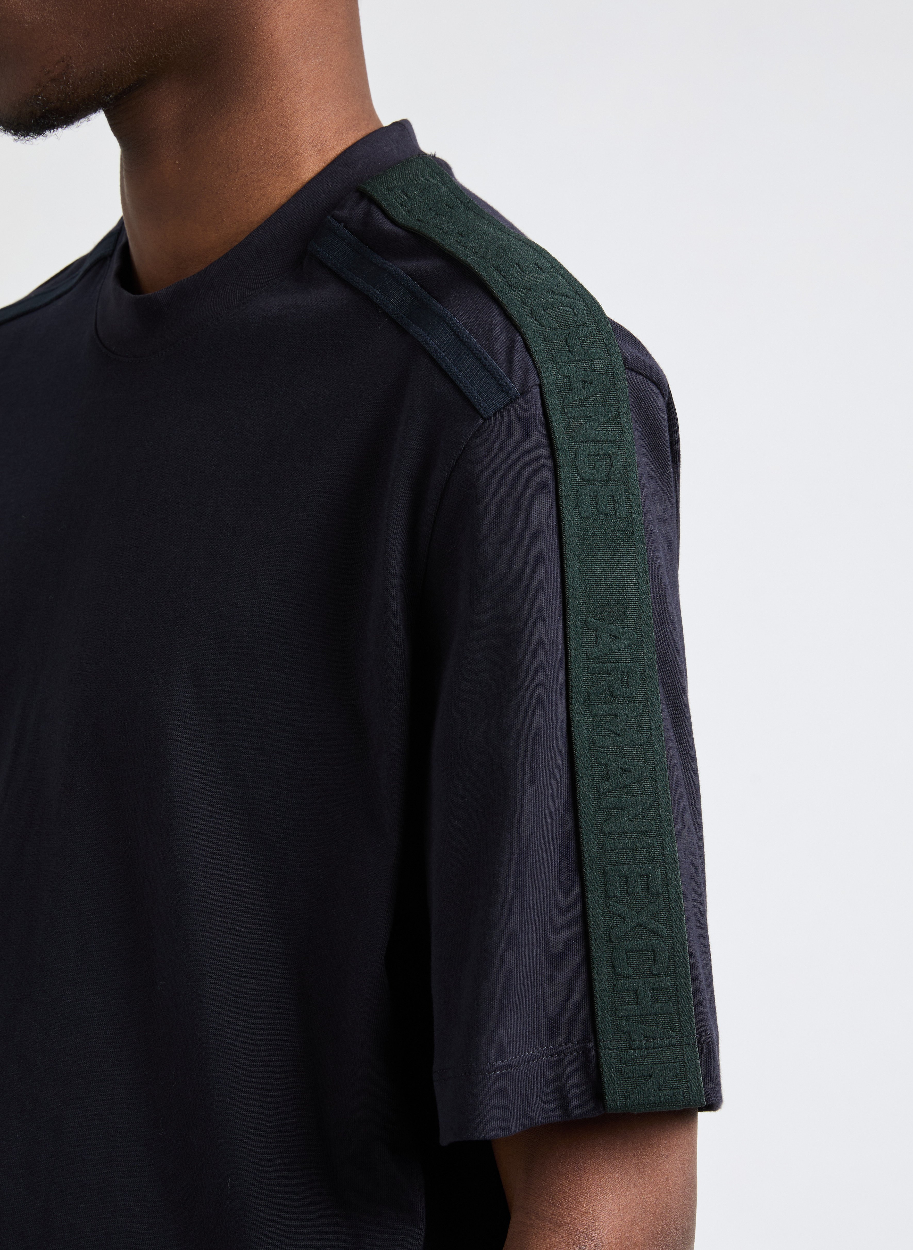 T-shirt en coton ARMANI EXCHANGE Bleu