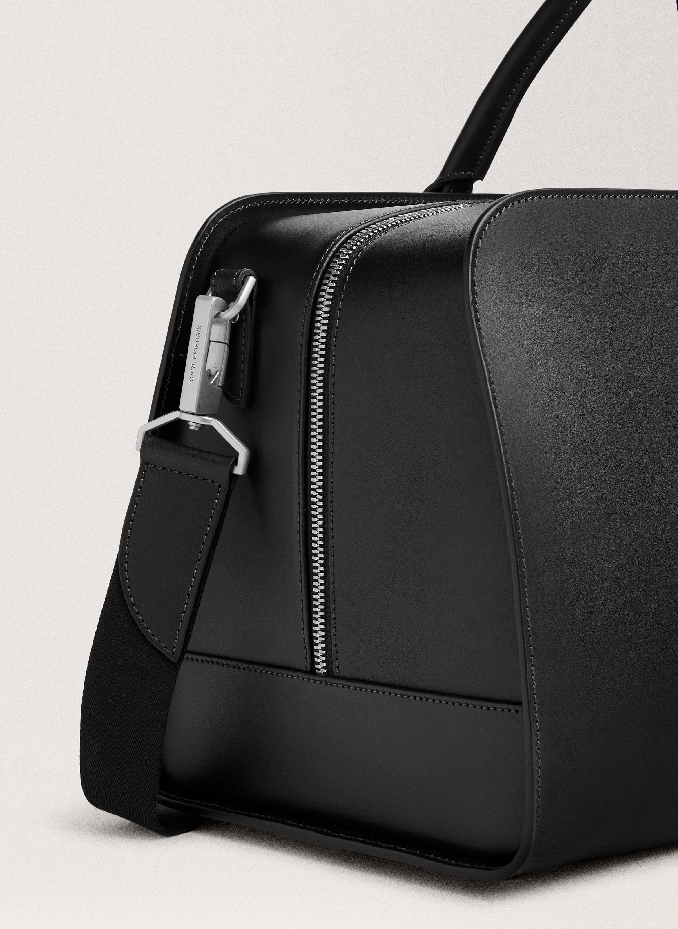 Sac de voyage 'palissy weekend' en cuir vachetta CARL FRIEDRIK Noir