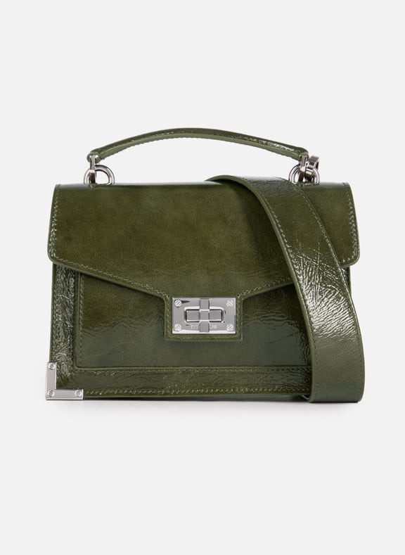 Sac emily small en cuir Vert by THE KOOPLES THE KOOPLES Sac emily small en cuir Vert