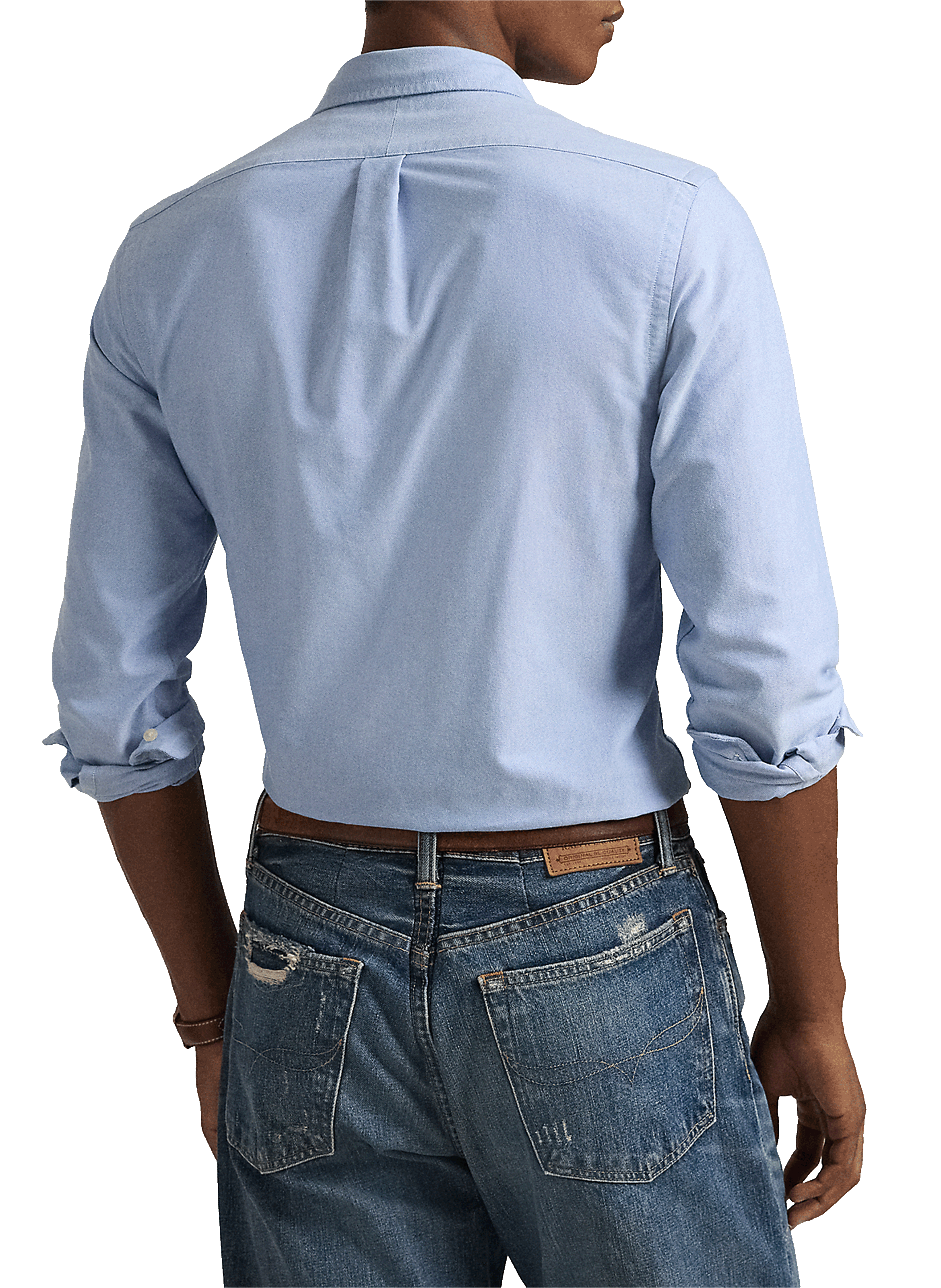 Chemise manches longues SLIM FIT POLO RALPH LAUREN Bleu