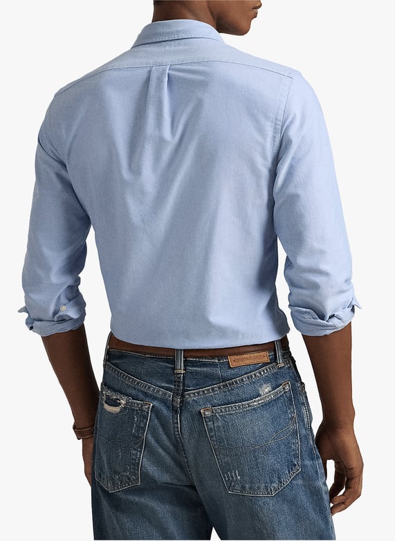 Slim Fit Long Sleeve Shirt | Blue by POLO RALPH LAUREN Slim Fit Long Sleeve Shirt Blue