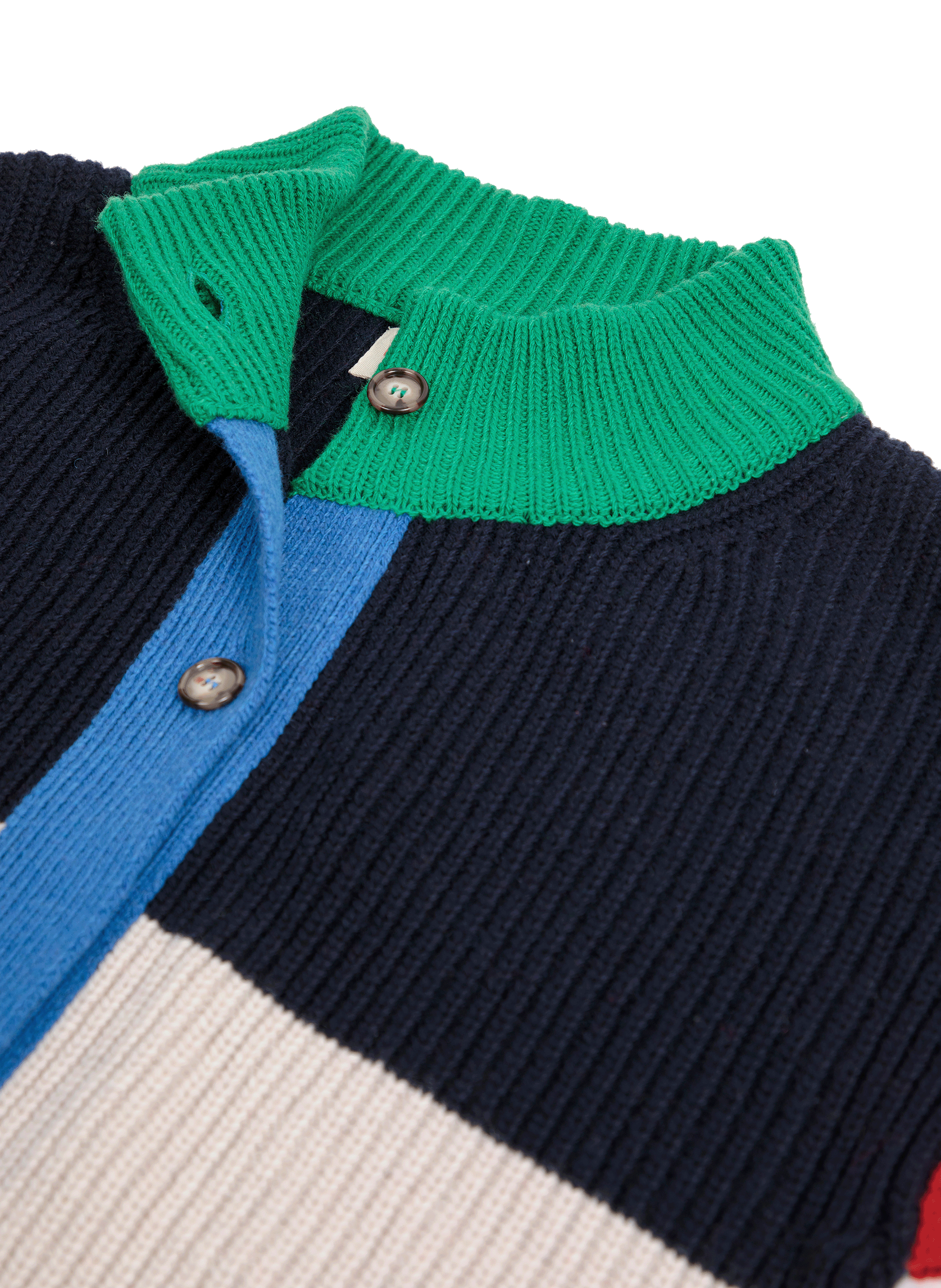 Cardigan Color block en laine mélangée BOBO CHOSES Multicolore