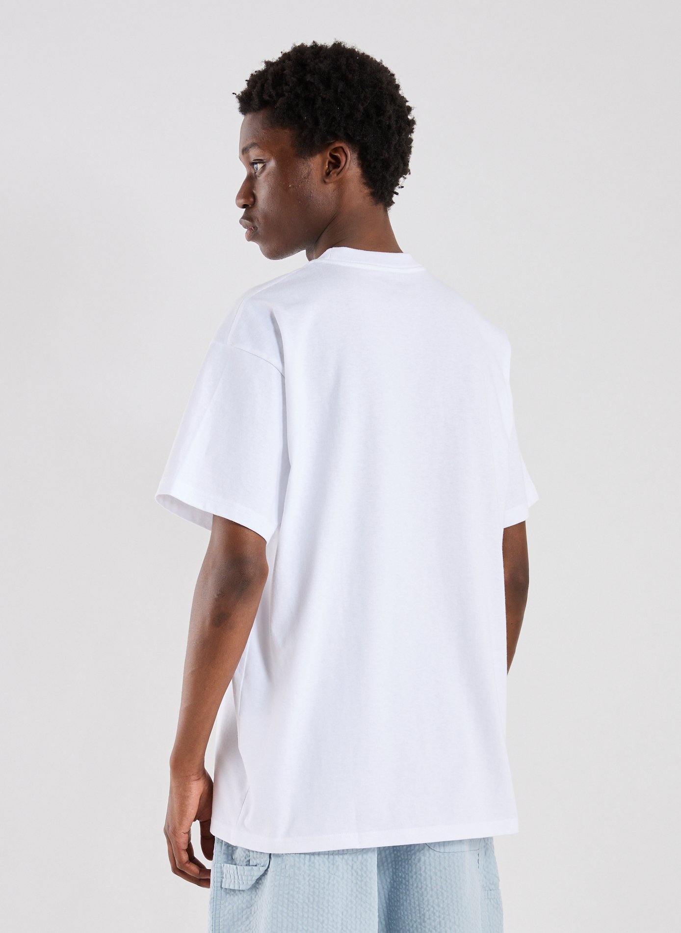 T-shirt with embroidery CARHARTT WIP White