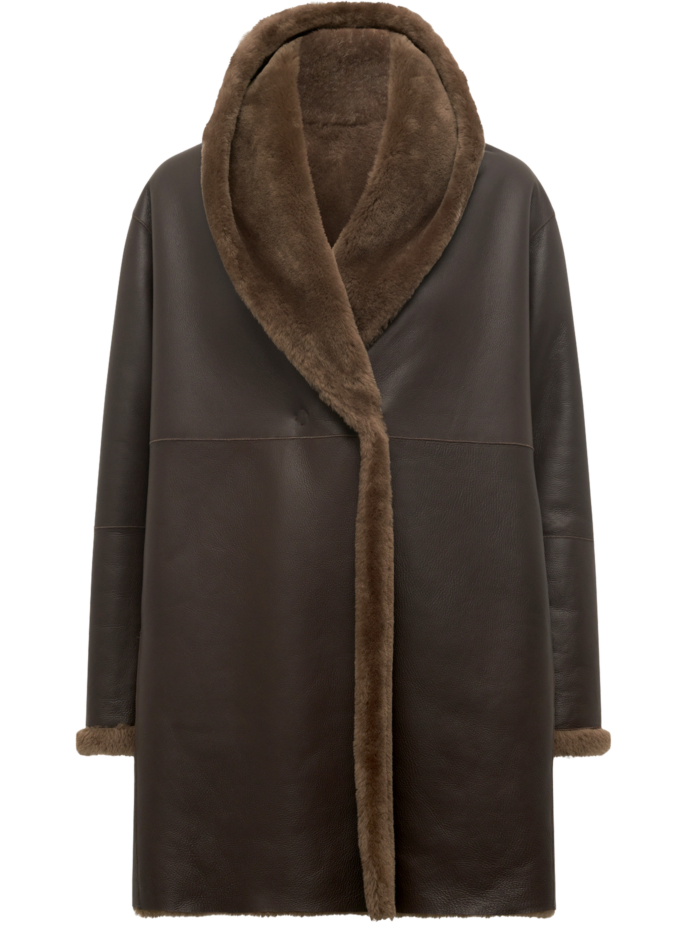 Peau lainée réversible - melina GERARD DAREL Marron