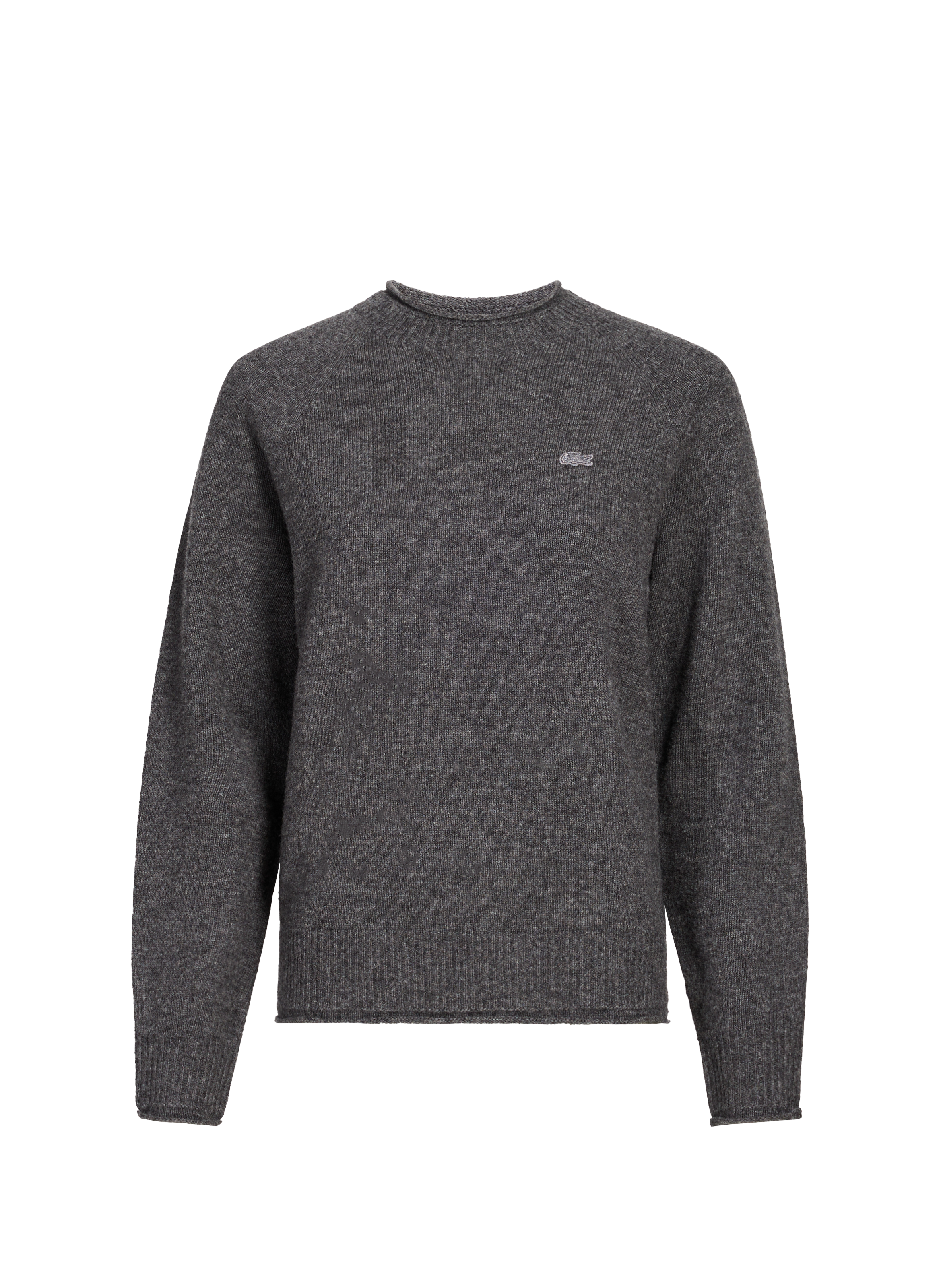 LACOSTE  Round-neck wool jumper Grey