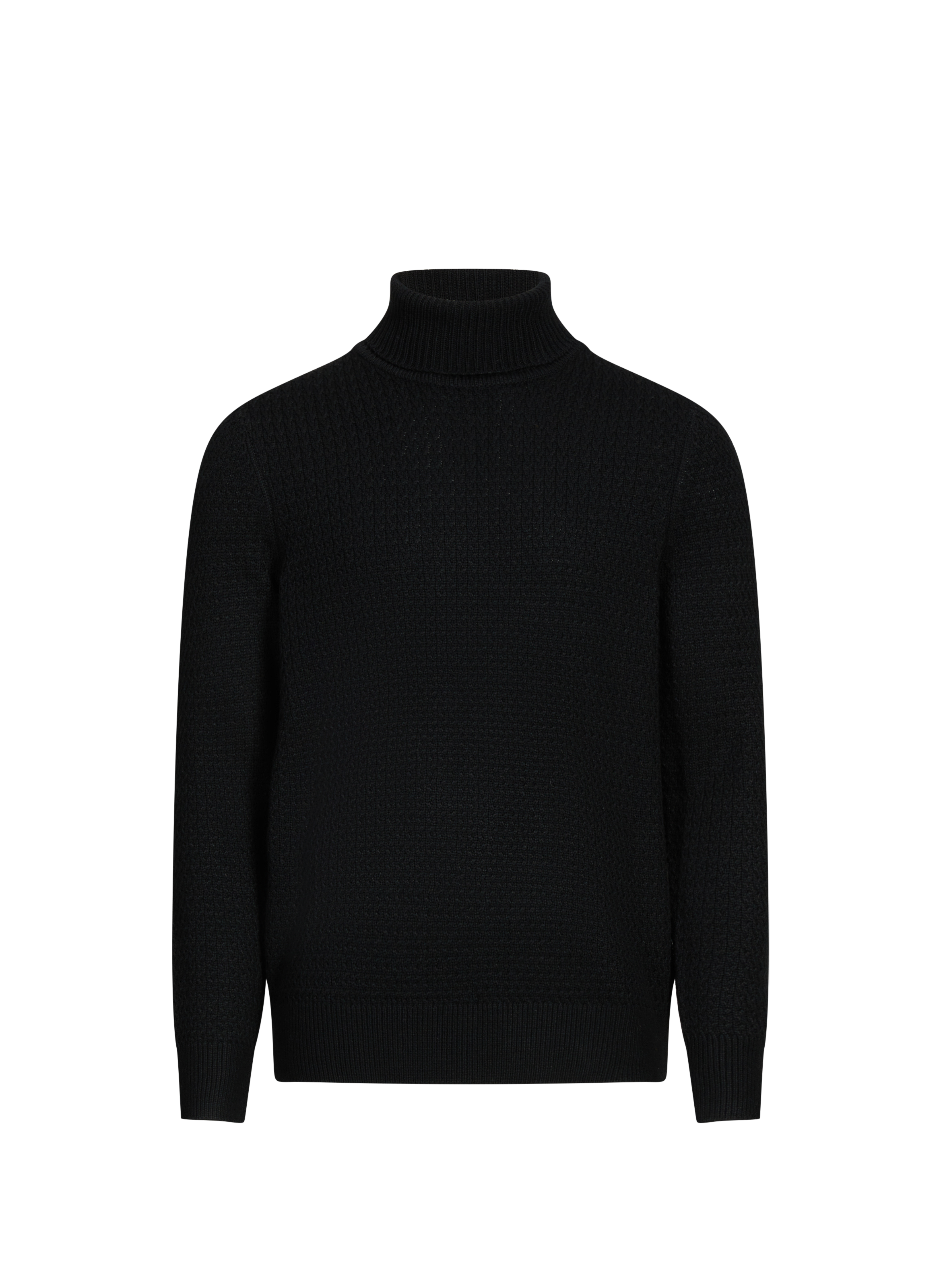 STRELLSON Wool blend turtleneck jumper Black