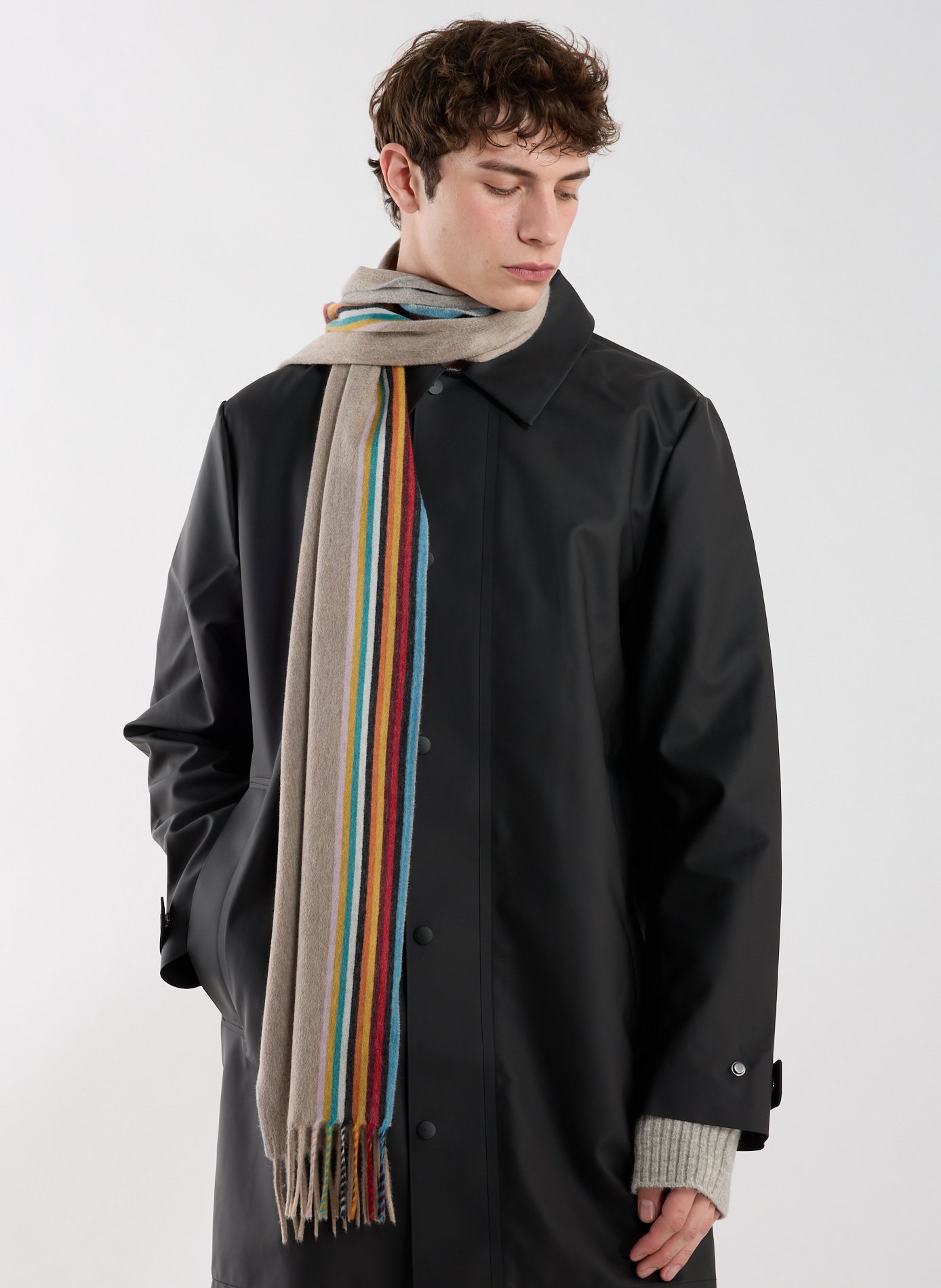 Cashmere Scarf PAUL SMITH Beige