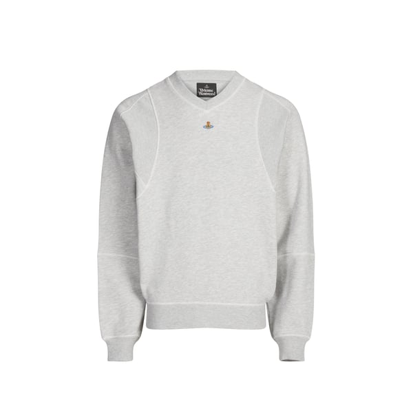 Sweat ample à col V en coton Sweat ample à col V en coton
