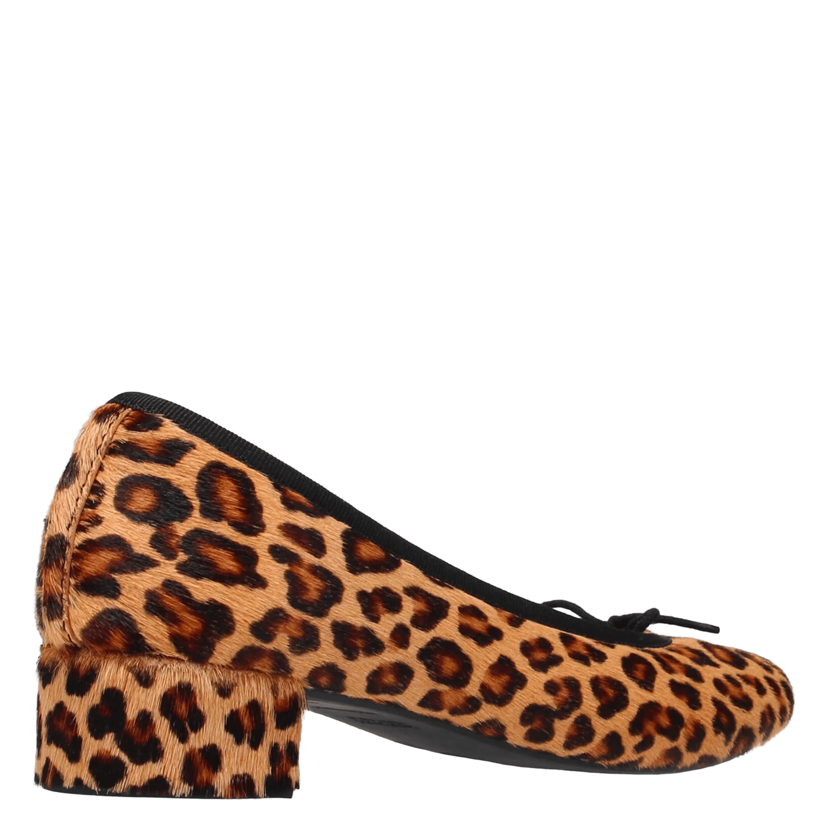 Escarpins en cuir pony camille REPETTO Marron