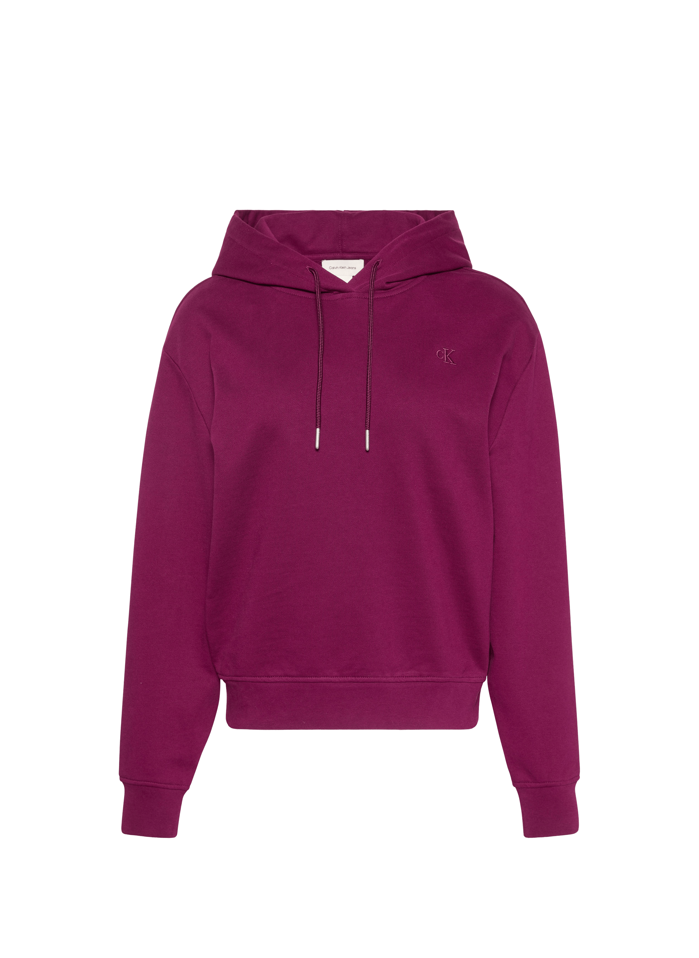 Hoodie en coton CALVIN KLEIN Rose